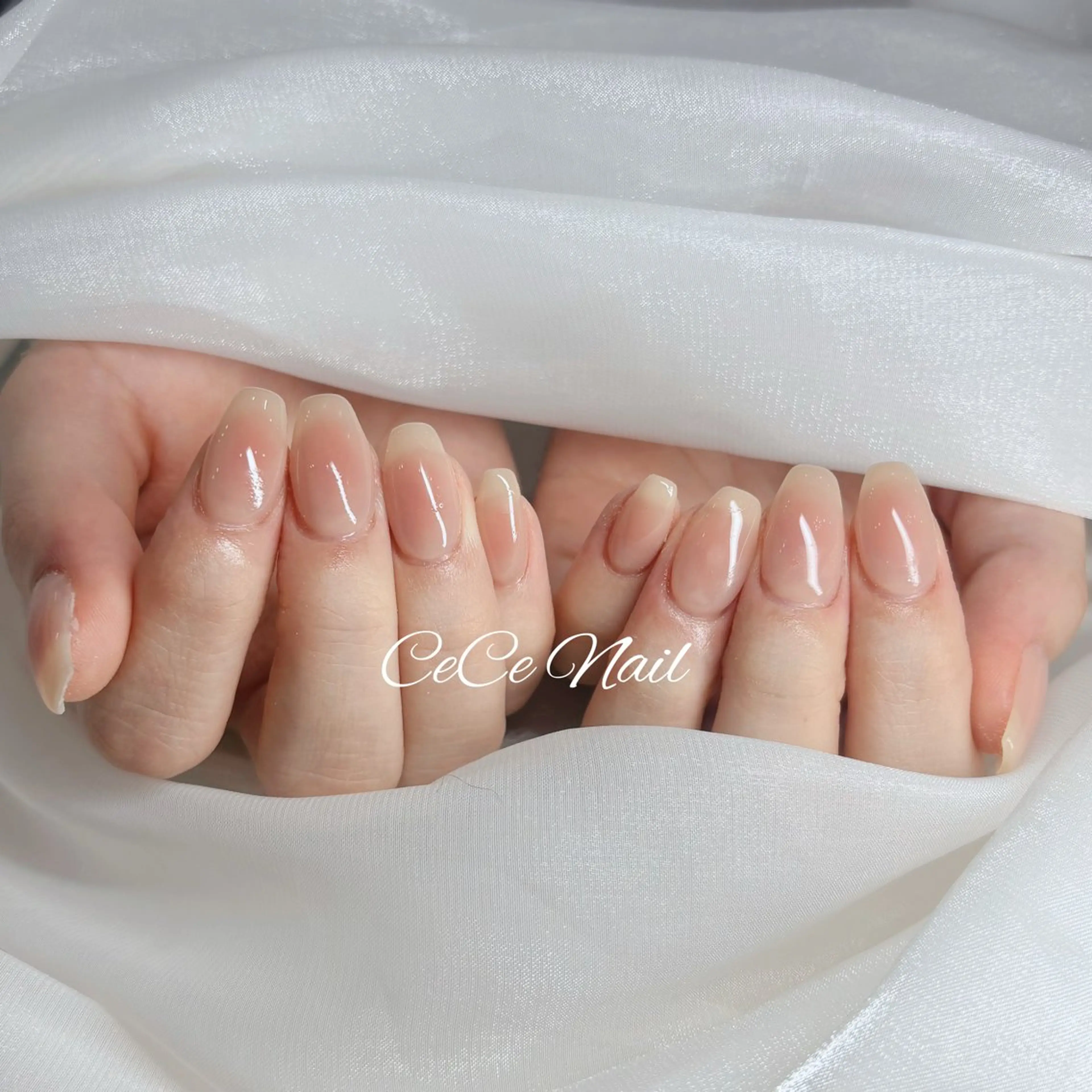 ネイル ハンドネイル CeCe Garden所属・CeCeGarden ✨️キラキラワンホンのネイルデザイン