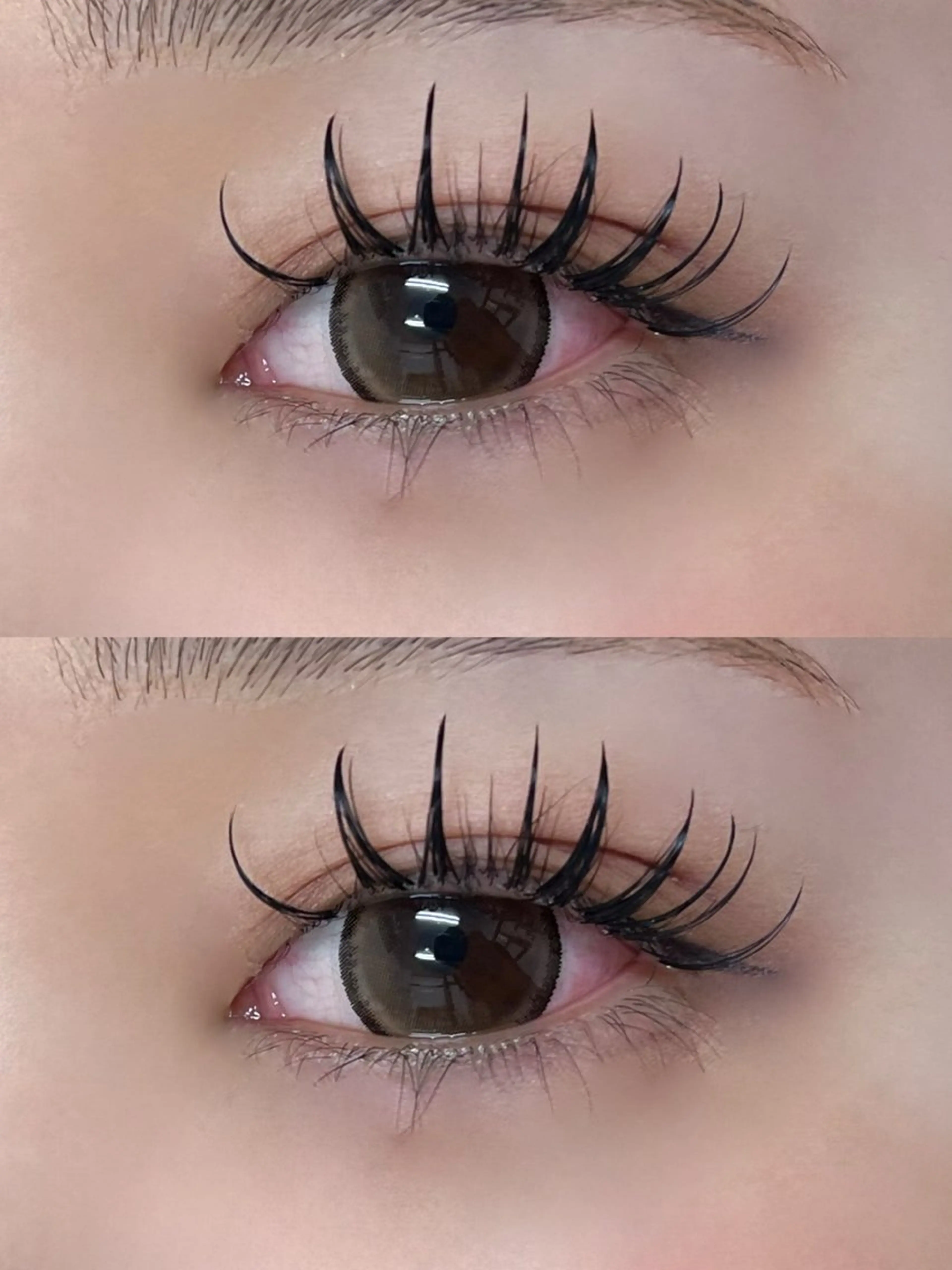 上まつげパーマ×フラットマットラッシュ(100本)の写真