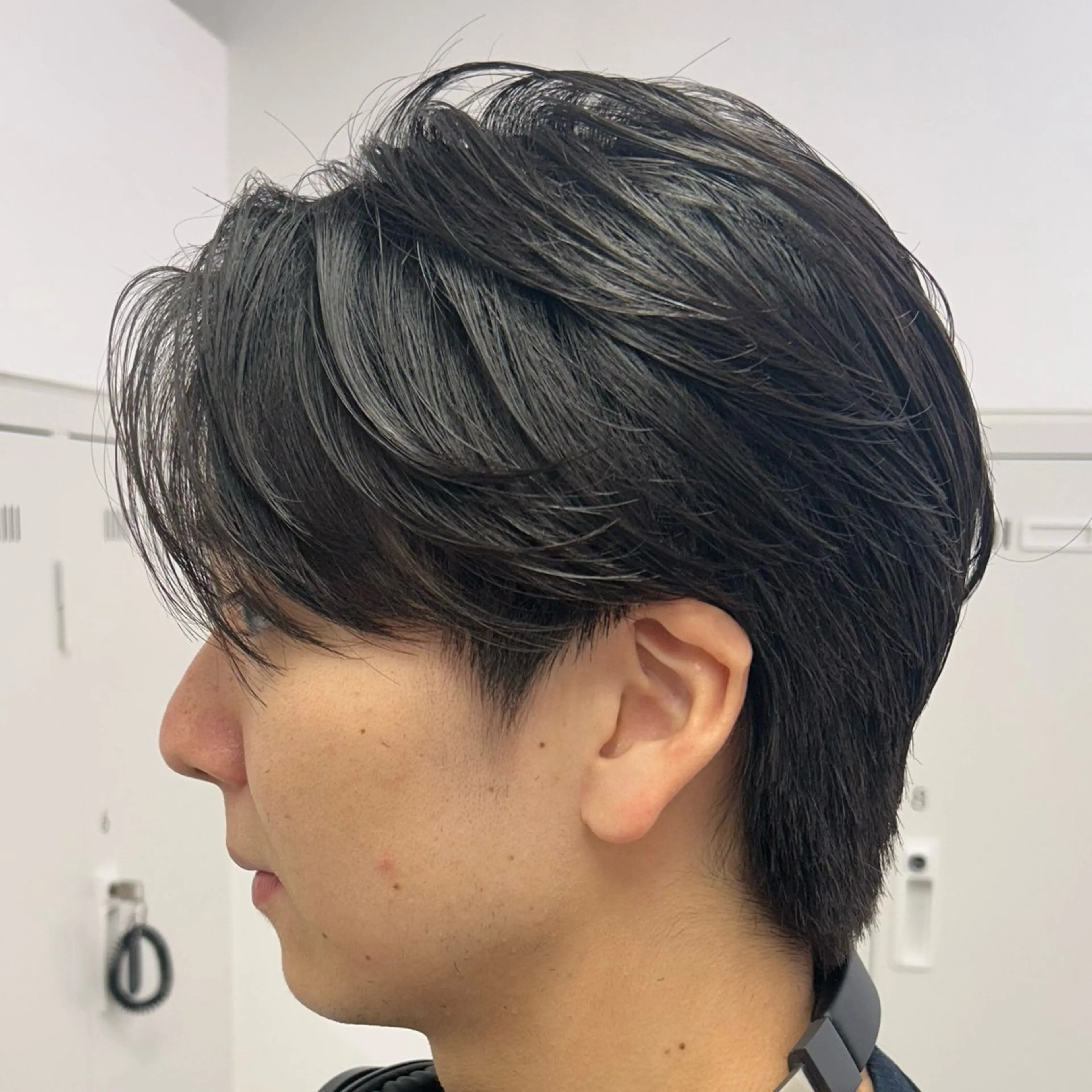 ミディアム パーマ メンズ カット パーマ ♠️メンズ特化／ 社 由樹♠️のヘアスタイル