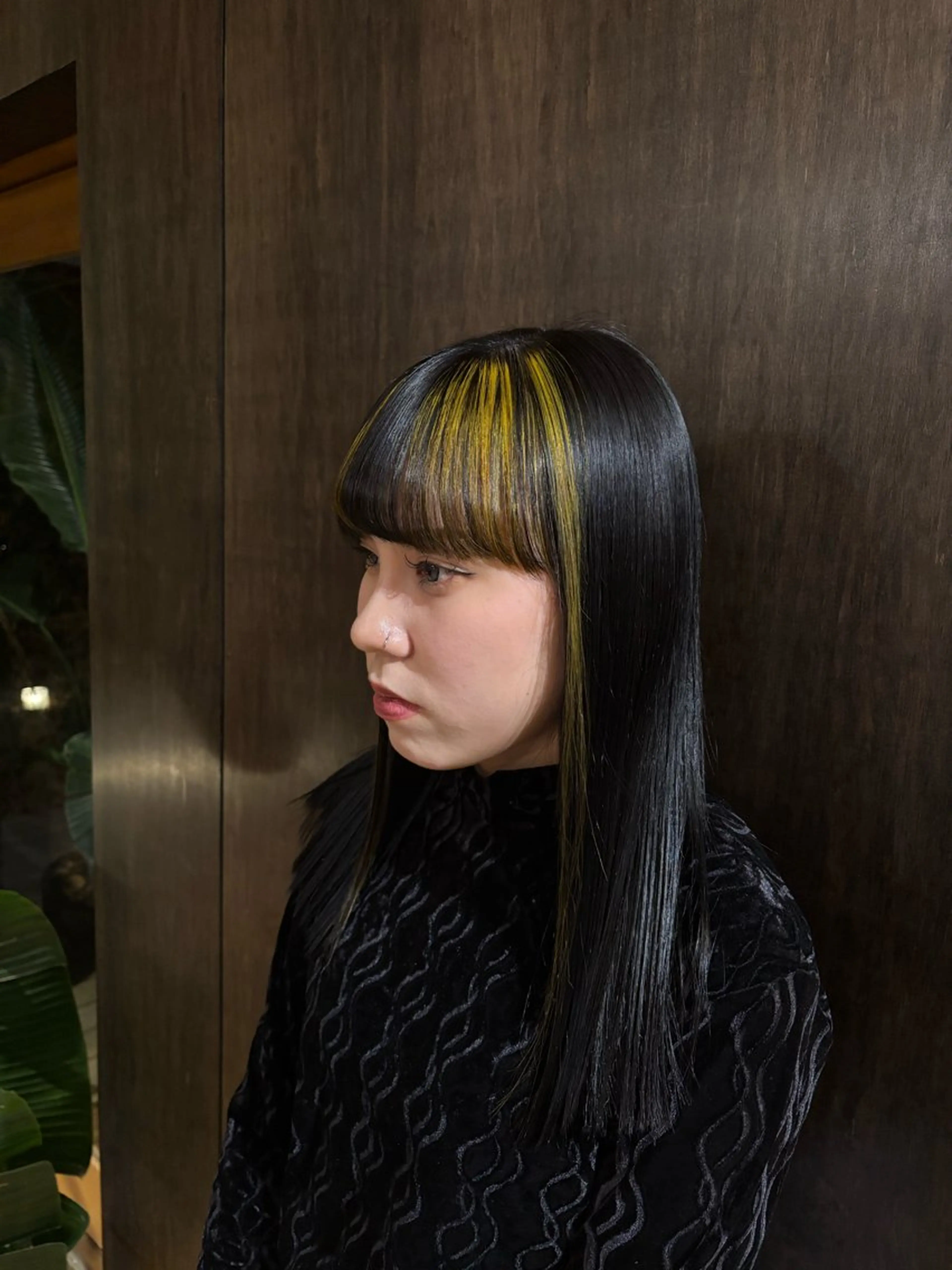 ロング カット ヘアカラー YMENE所属・柏葉 南斗のヘアスタイル