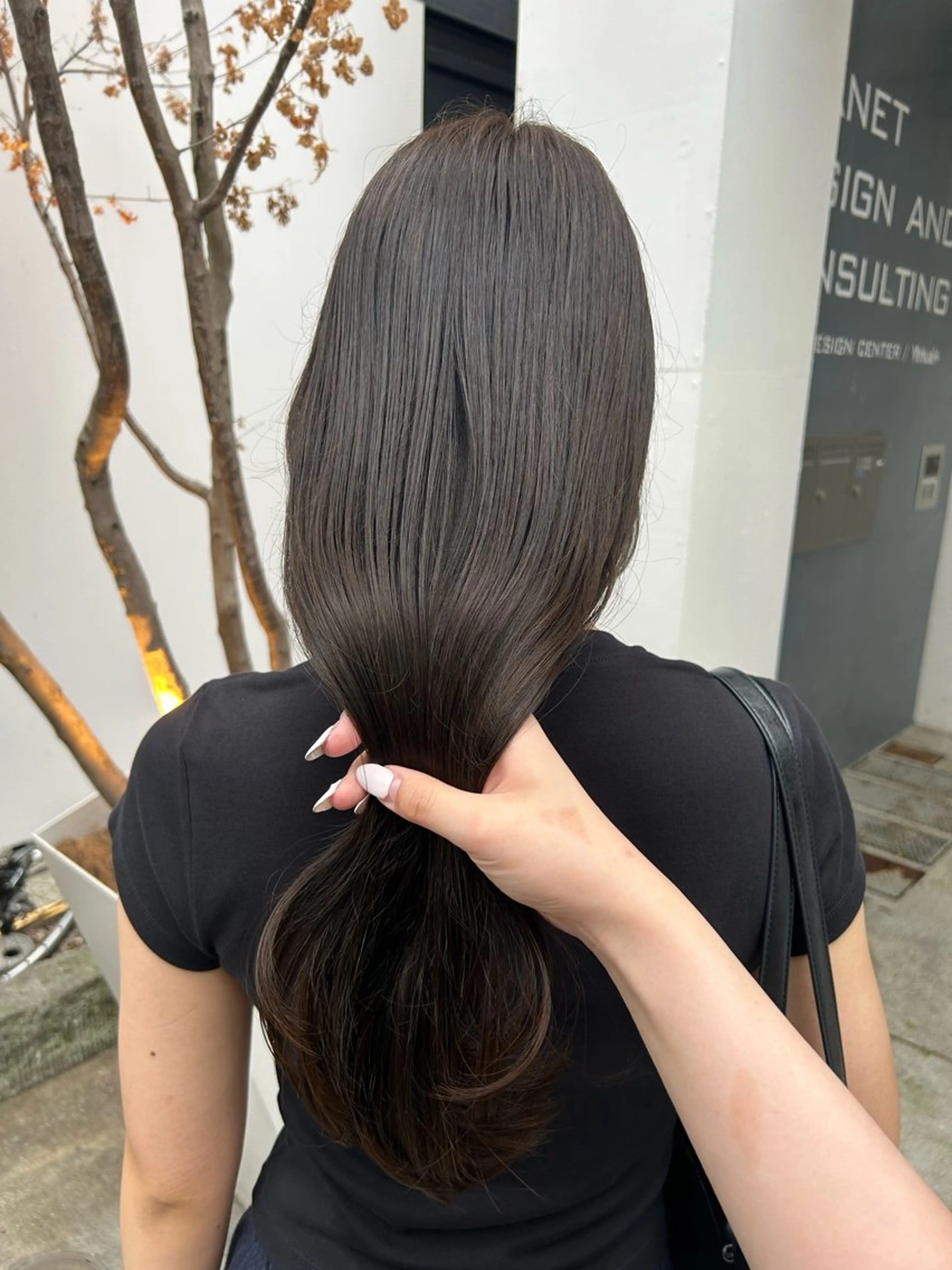 ロング ヘアカラー トリートメント Lomalia Yuuka/42🩵のヘアスタイル