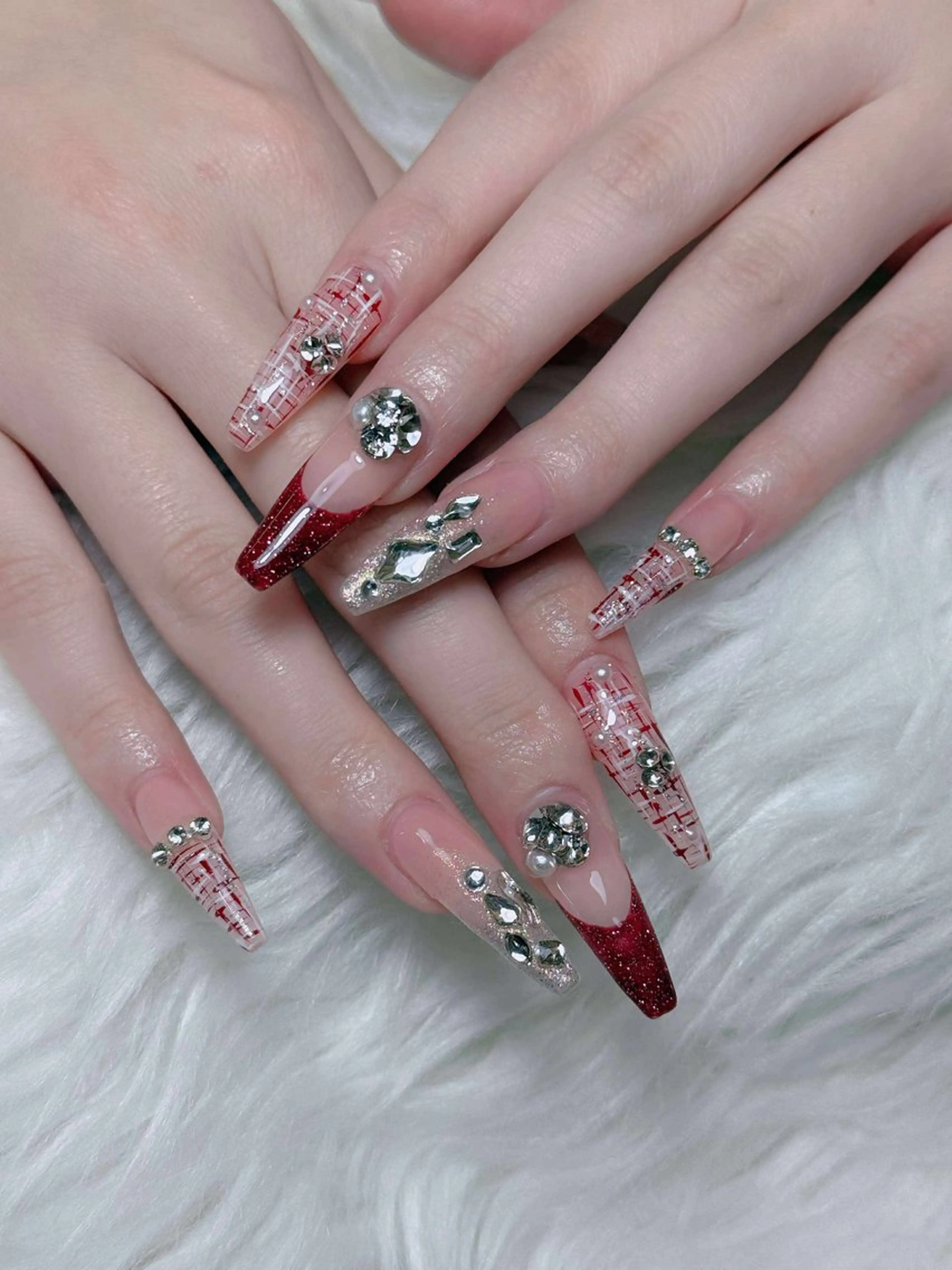 ネイル オーロラネイル チークネイル フットネイル フレンチネイル ハロウィン ハンドネイル Lumi Nail 新大久保3‘のネイルデザイン