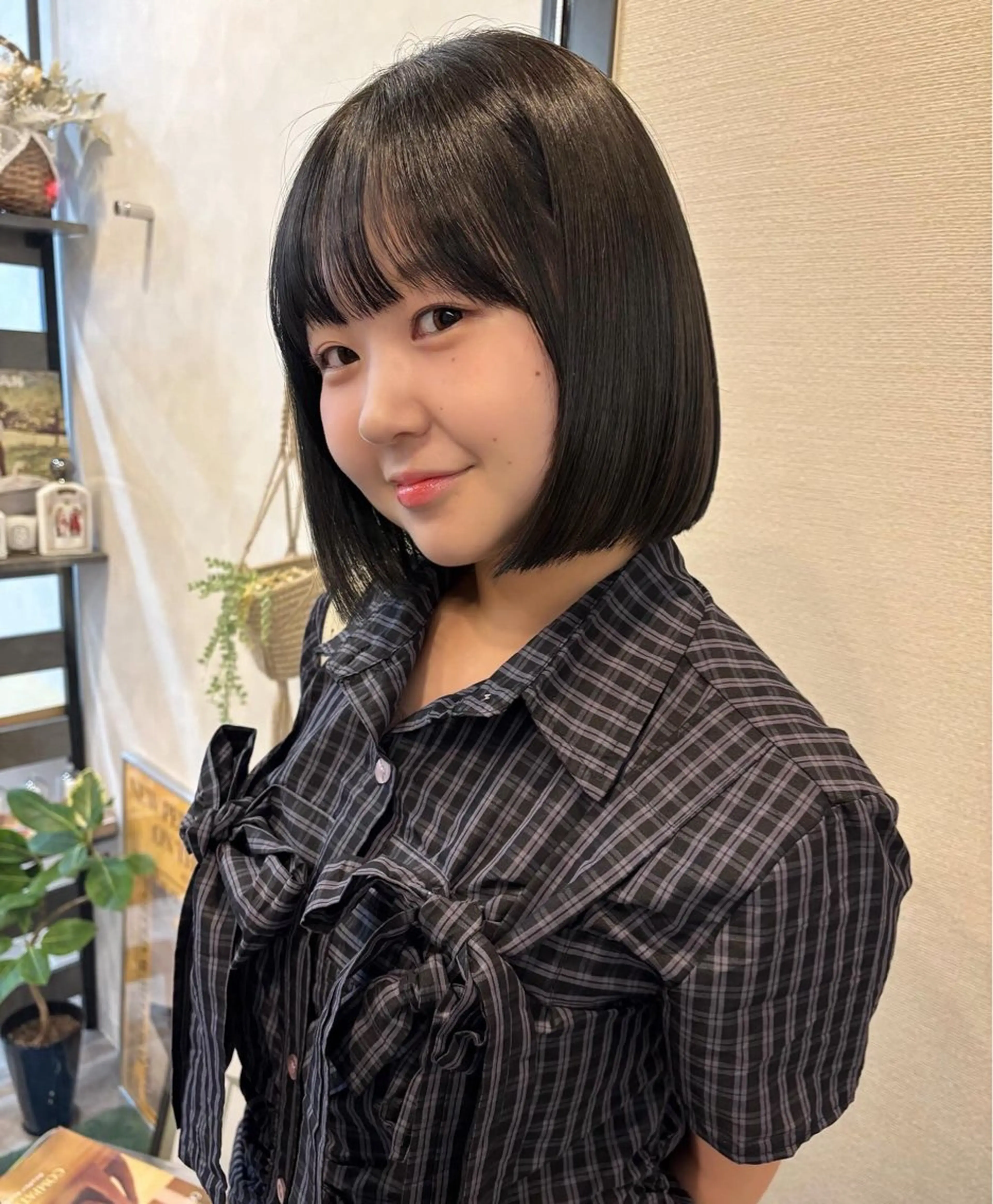 【艶ボブ】カット＋髪質改善カラー＋3ステップトリートメント🫧の写真