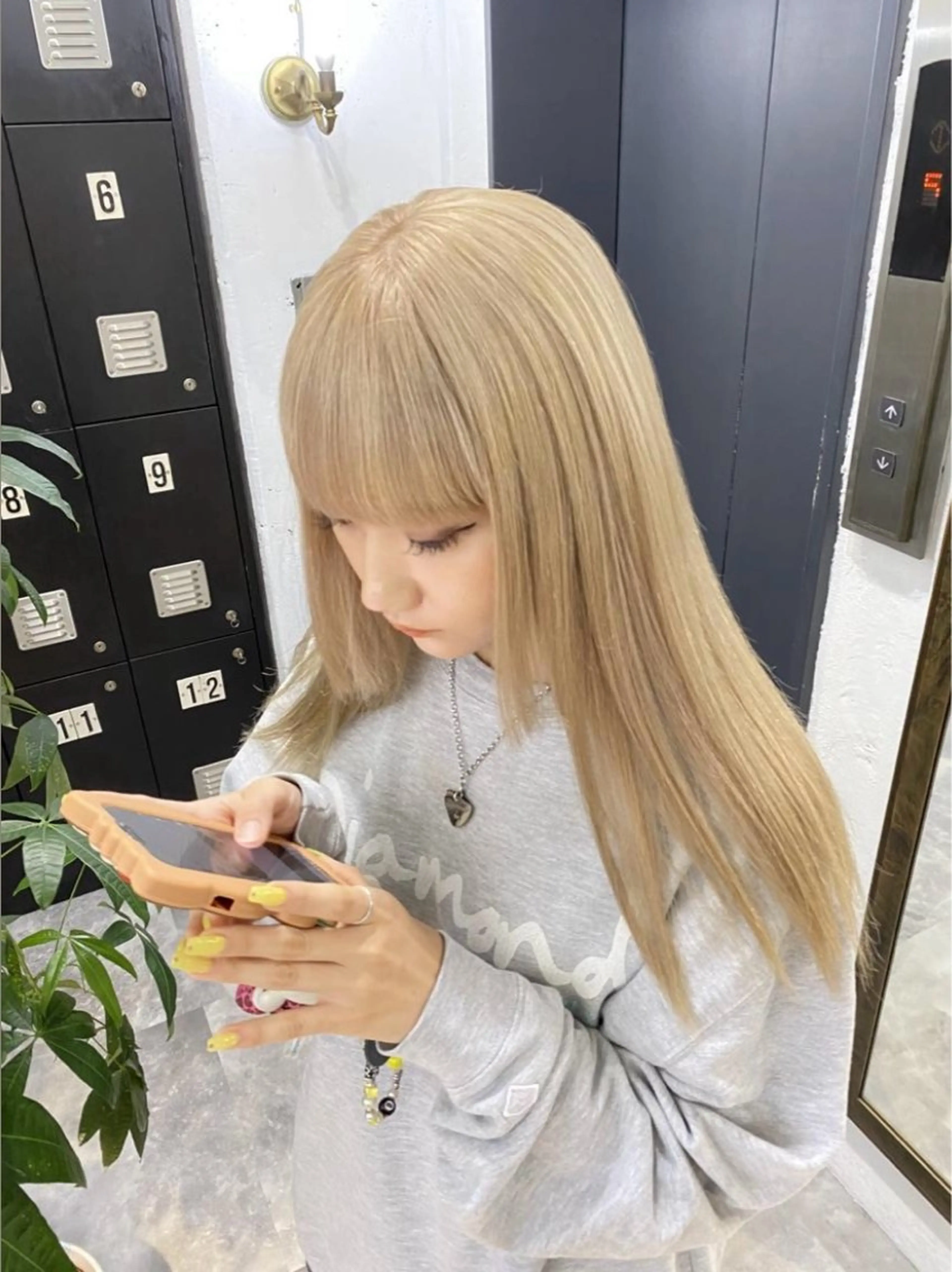 🌟学生限定🌟ミルクティーカラー&ピンクカラートリプルカラーケアブリーチ使用カラー➕トリートメント/髪質改善/吉祥寺/の写真