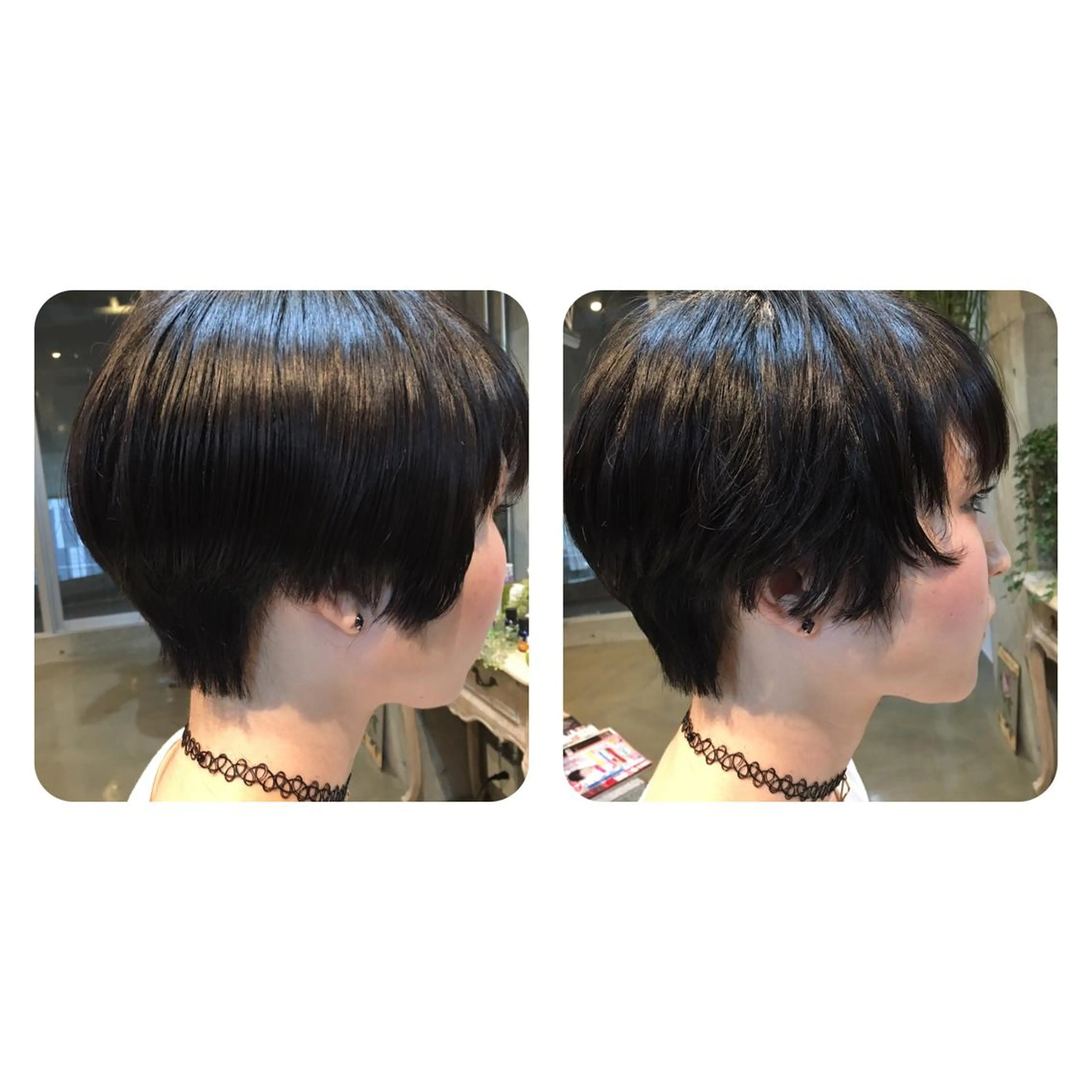 ショート ショートヘア 南 知佳のヘアスタイル