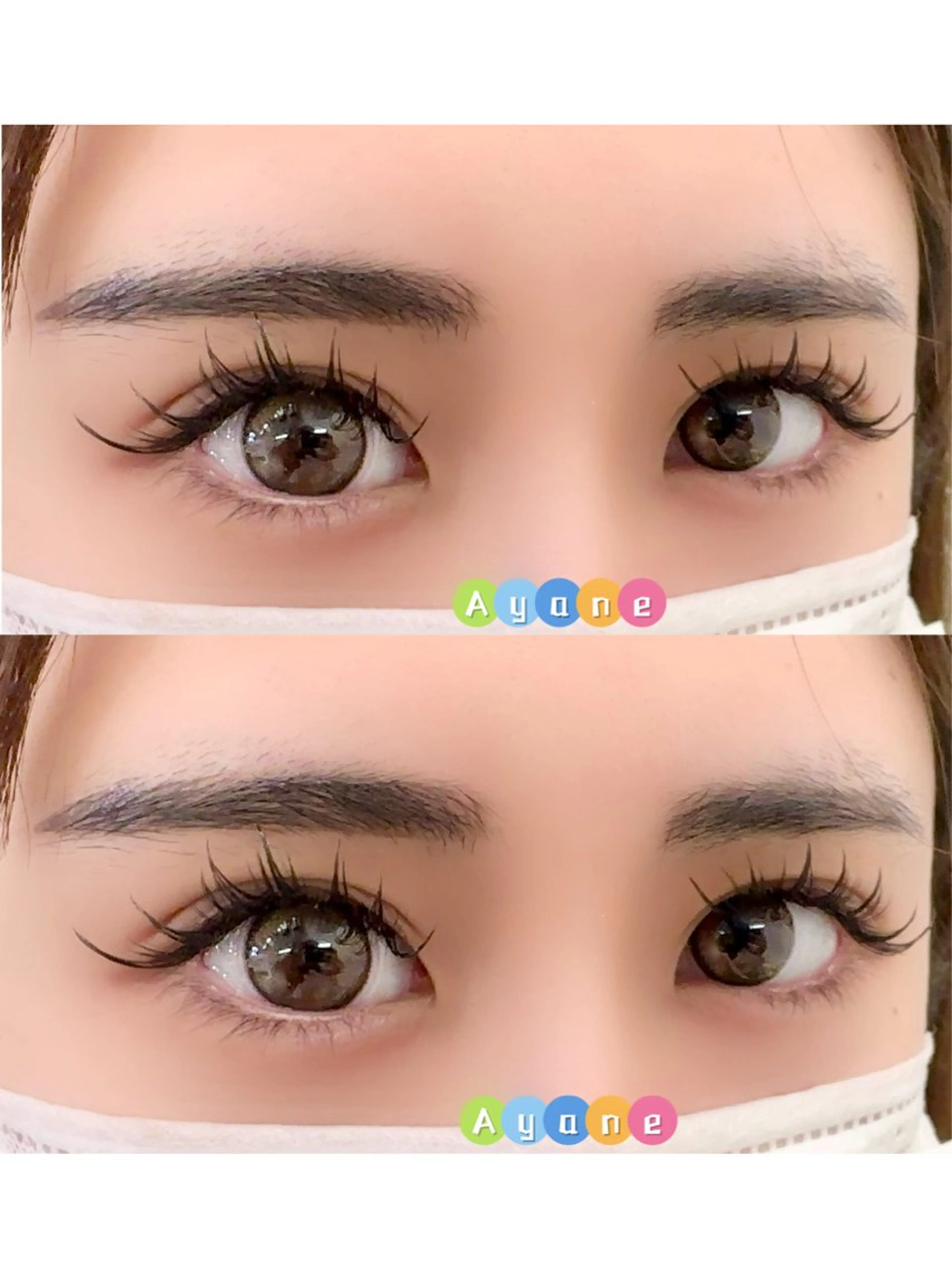 マツエク・マツパ 付け放題 バインドロック 束感まつ毛 フラットラッシュ 韓国風マツエク ACIEL EYELASH SALON所属・あ やねのマツエク・マツパデザイン