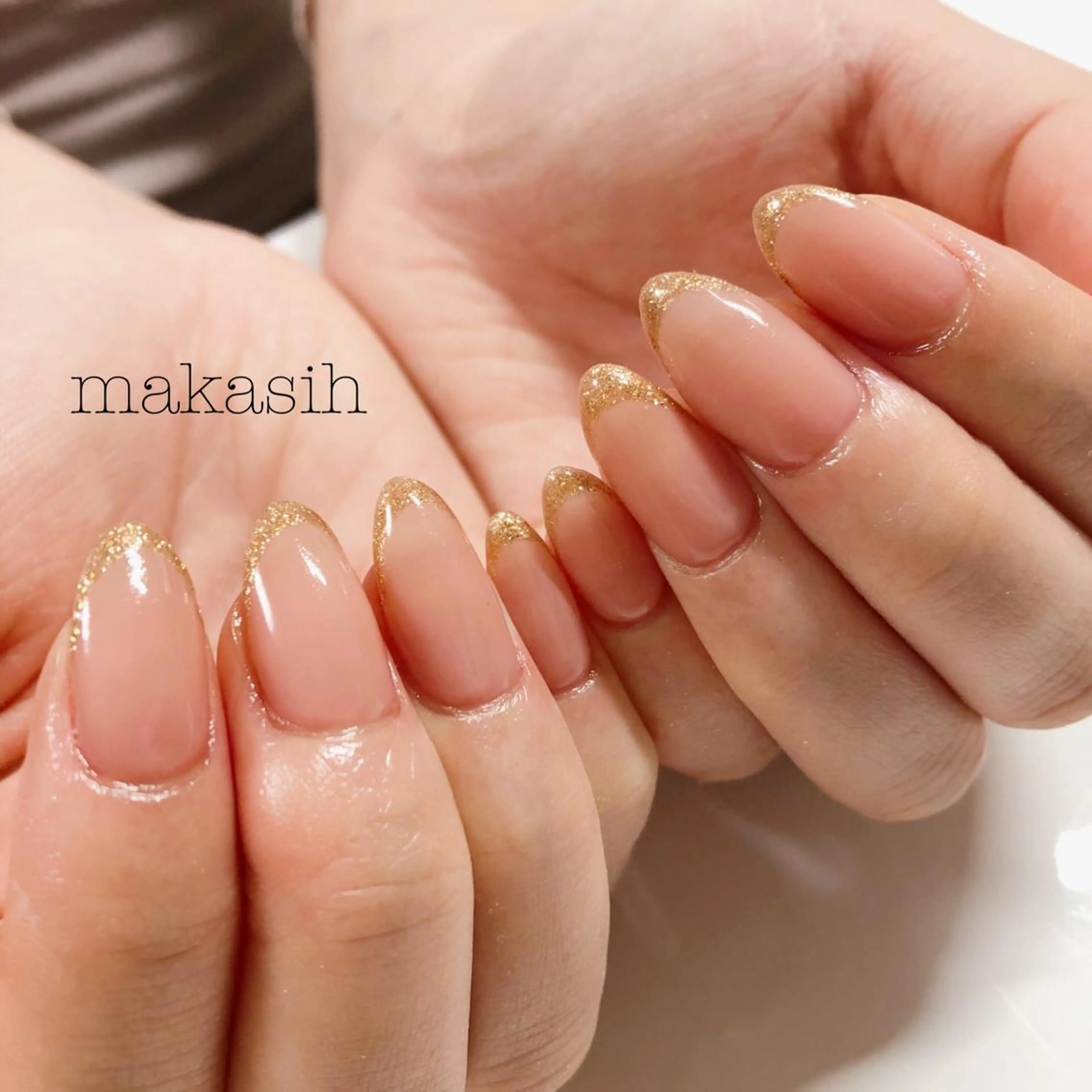 ネイル ラメ(グリッター) シンプルネイル 濱田 美菜子のエステ・リラクイメージ