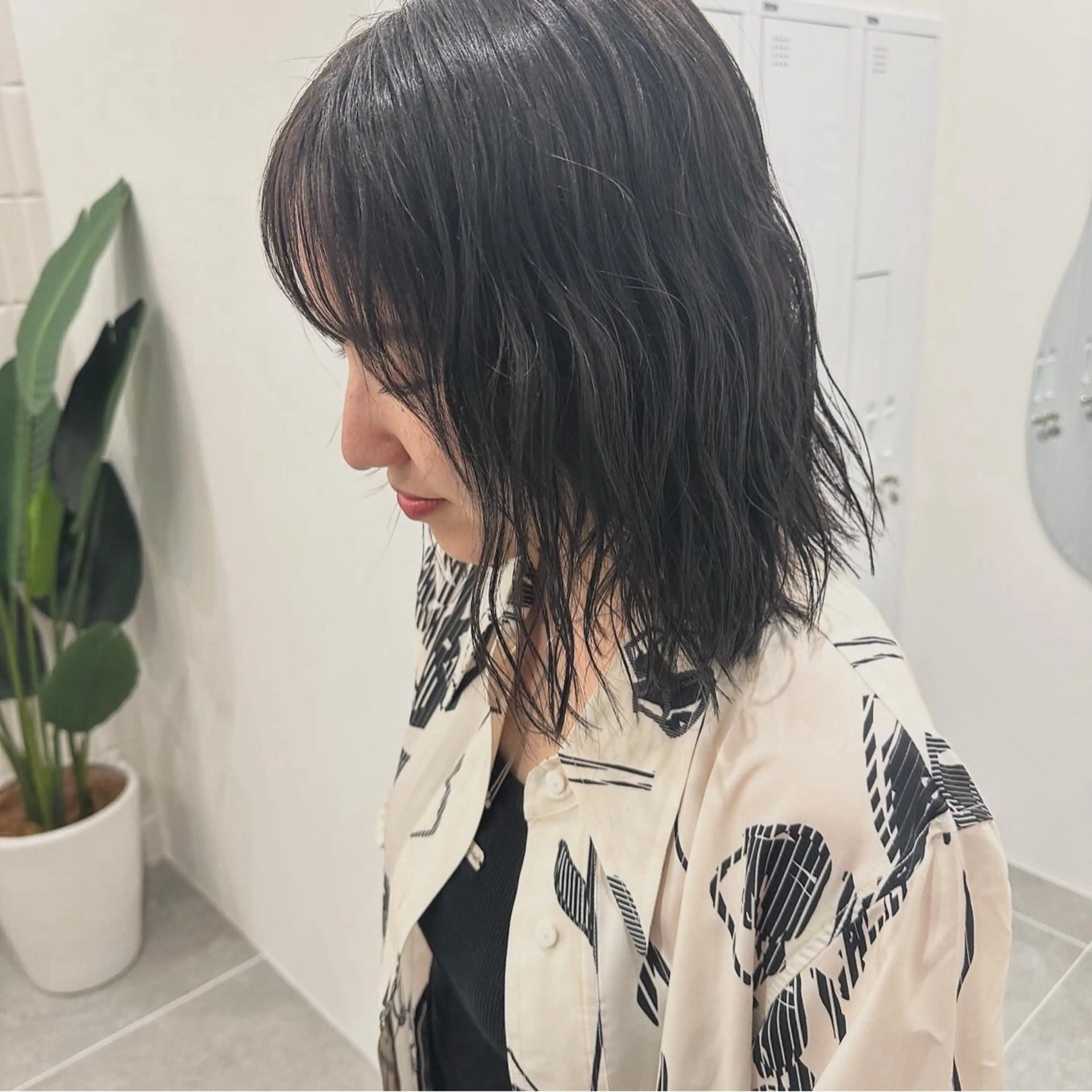 カット+デジキュアパーマの写真