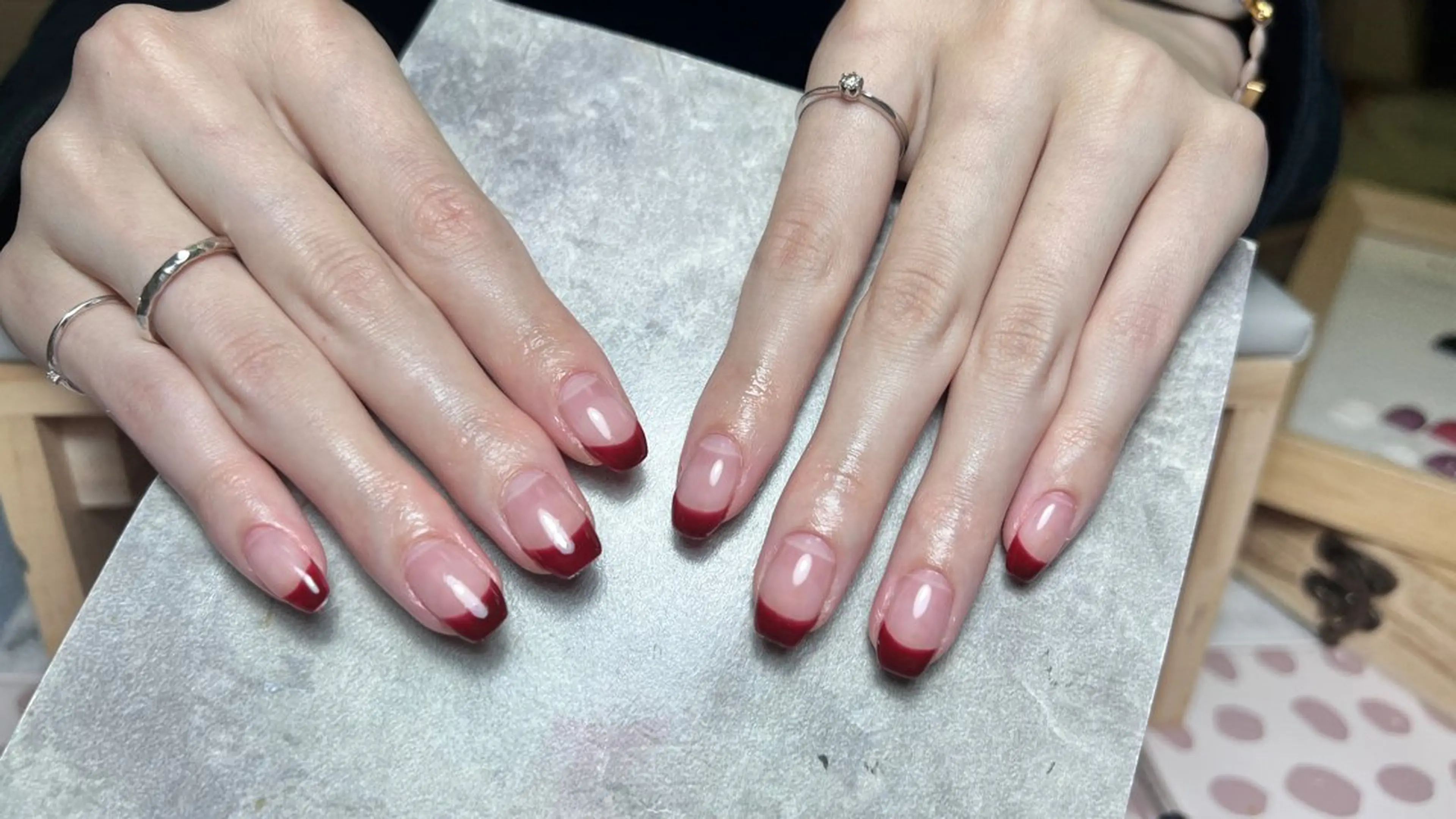 【🉐️50%】激安🌟フレンチネイルの写真