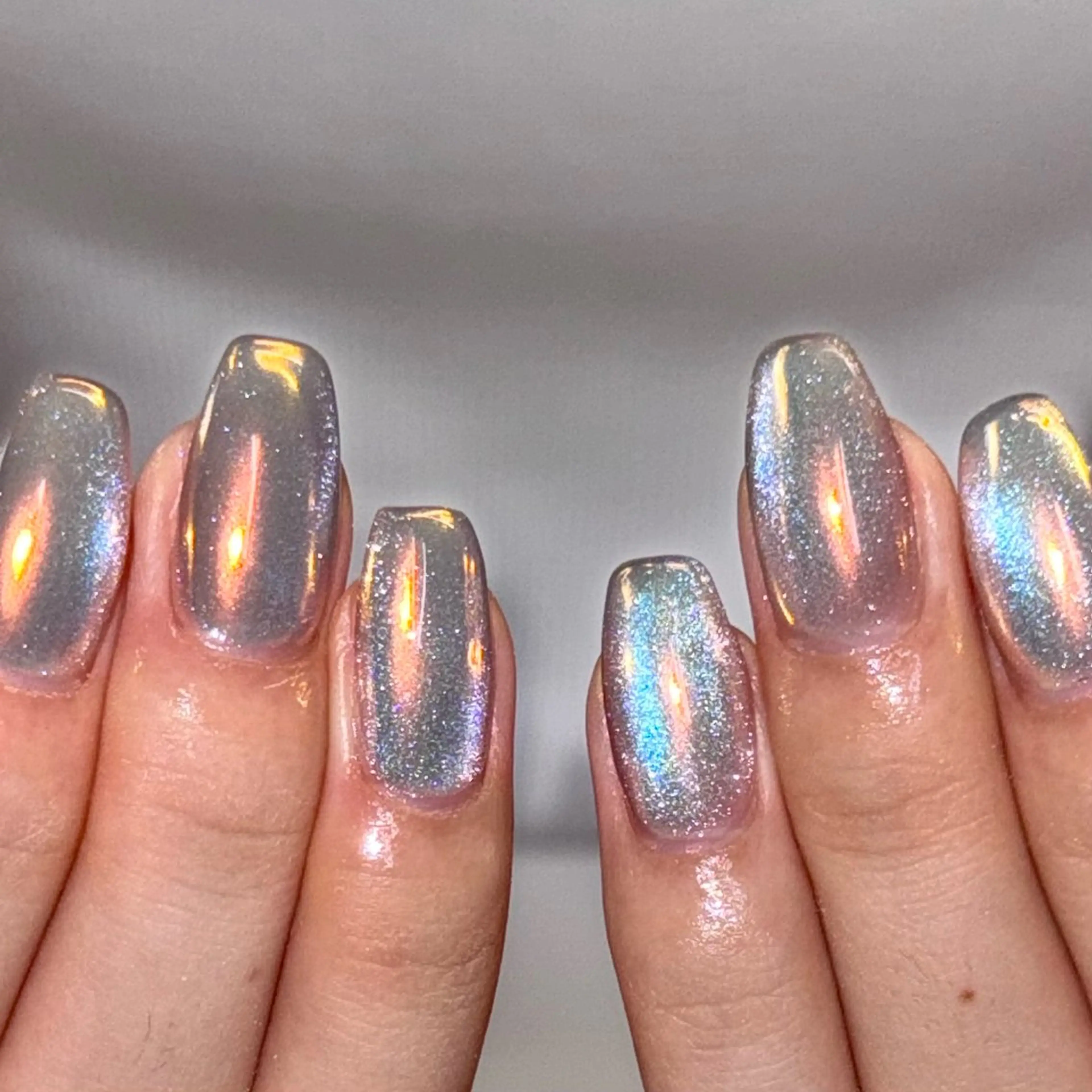 【オフなし】当店オススメ✨マグネット×オーロラネイル♪ワンランク上のオシャレ爪へ💅の写真