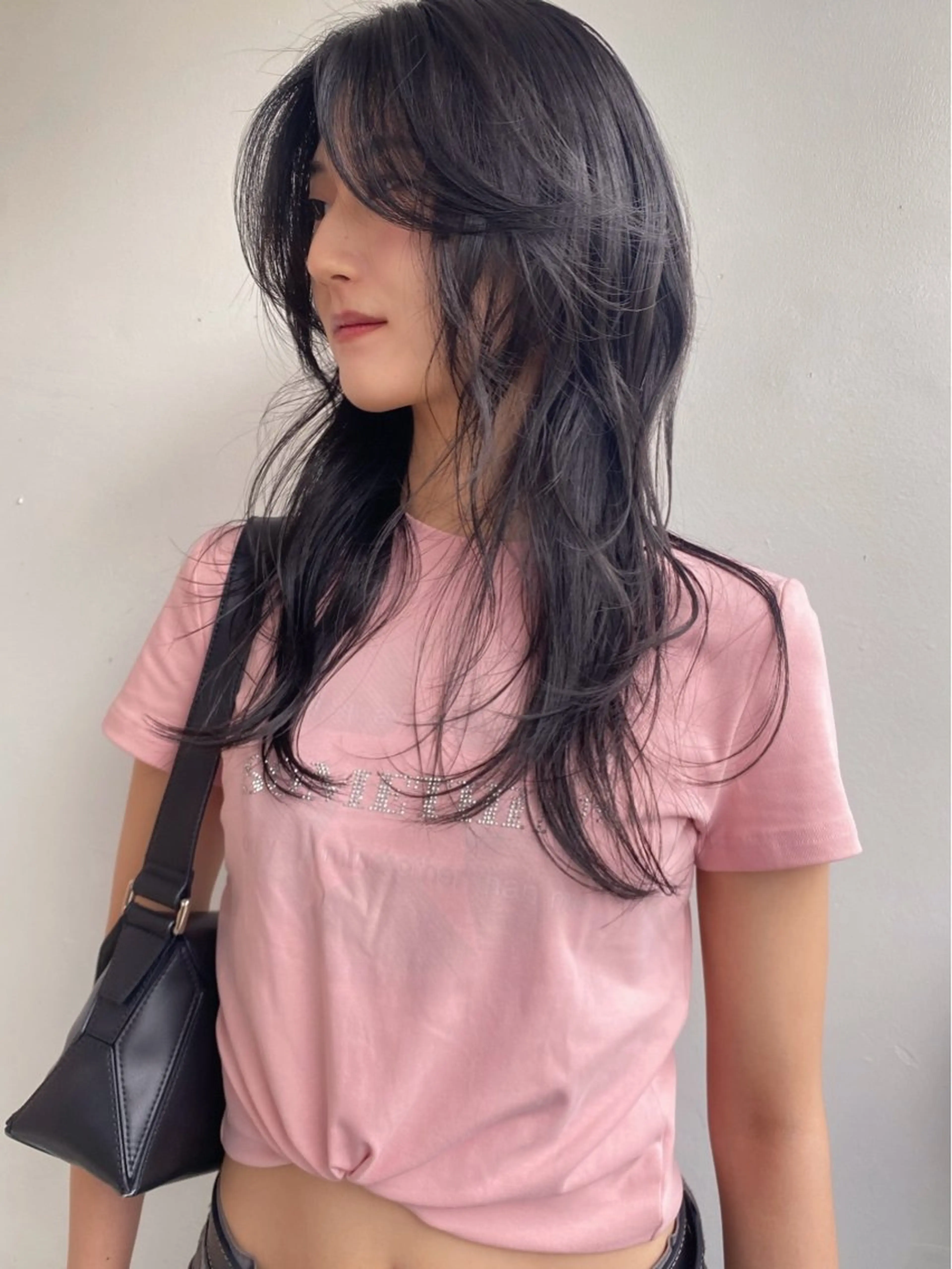 ロング カラー ヘアアレンジ 透明感カラー ロング カット ヘアカラー トリートメント 🎀韓国レイヤー 🎀白石菜々のヘアスタイル