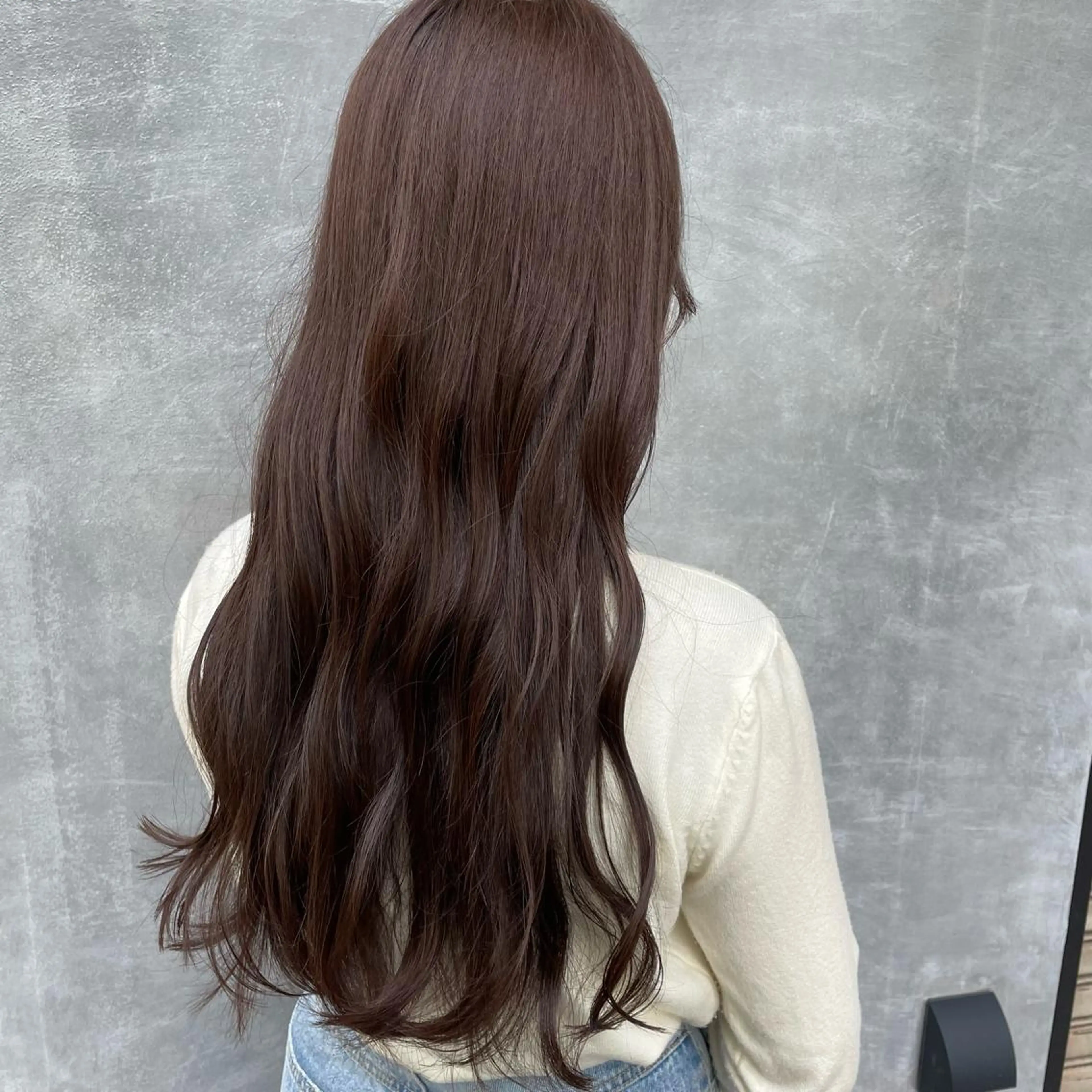 ロング カラー 青田 明日海のヘアスタイル