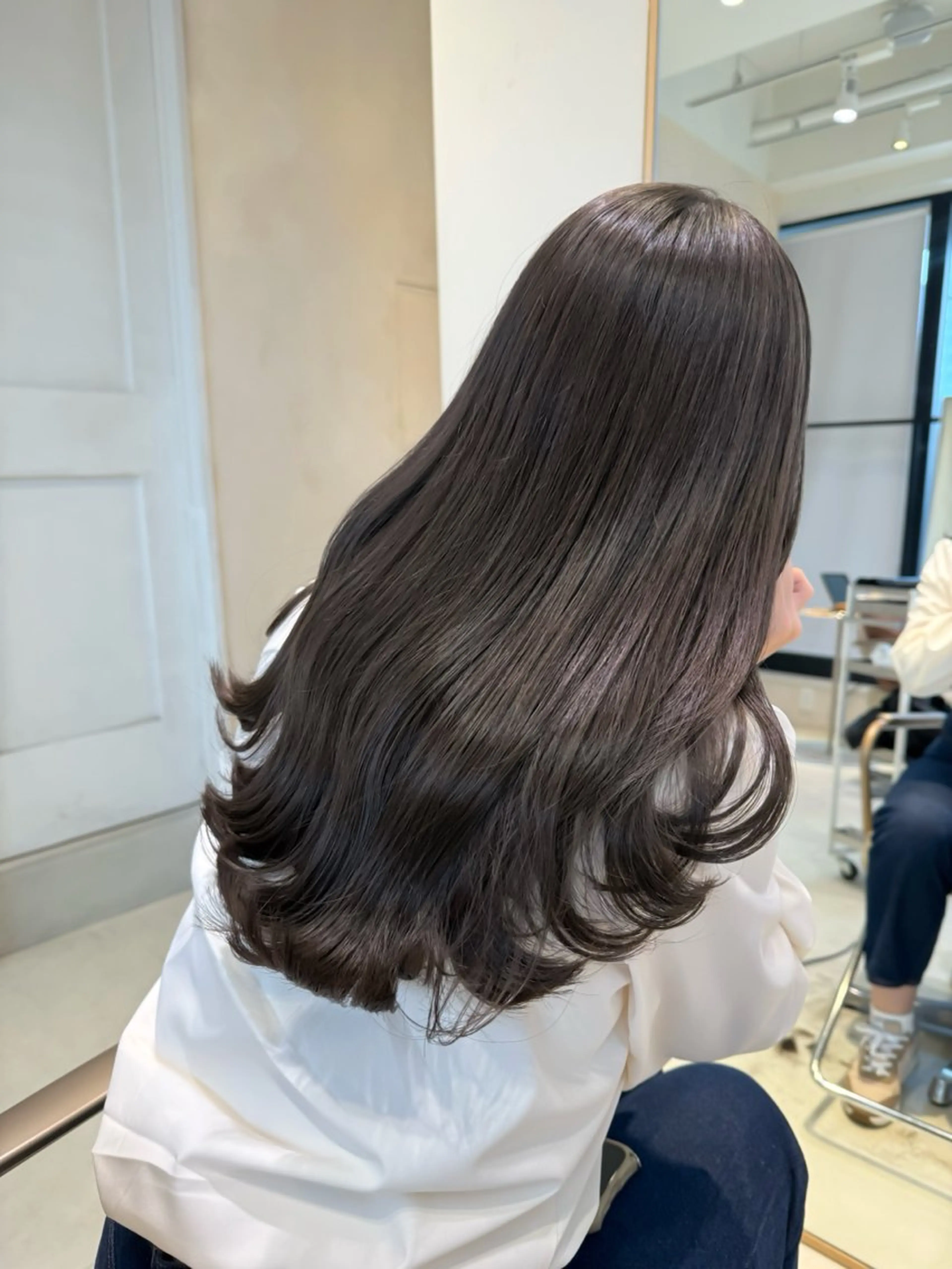 セミロング カラー カット ヘアカラー トリートメント 🎀やわらかカラー/ 艶カラー/よこやまのヘアスタイル