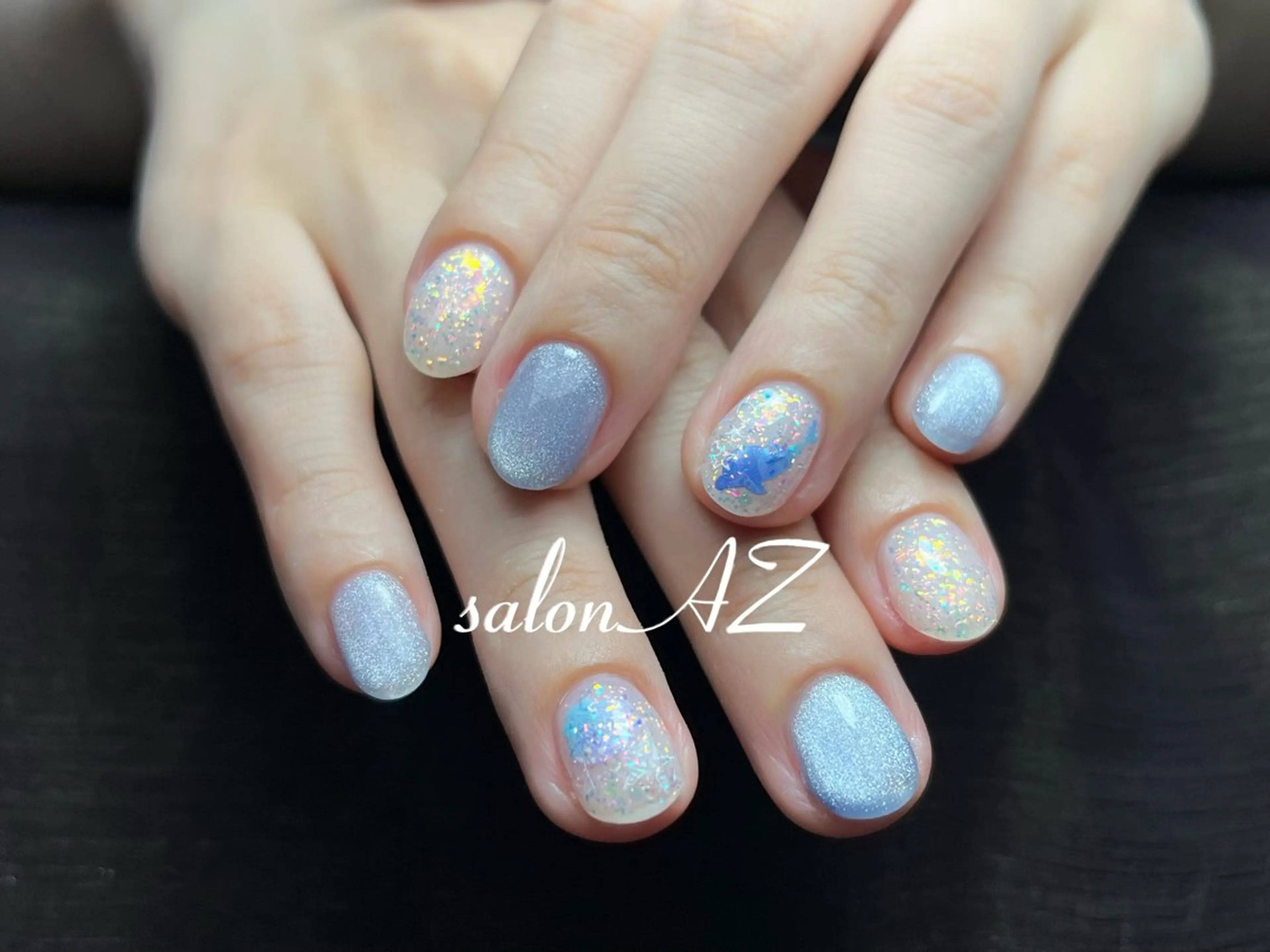 ネイル アートネイル 長さ出し フットネイル フレンチネイル ジェルネイル ハンドネイル salon AZのネイルデザイン