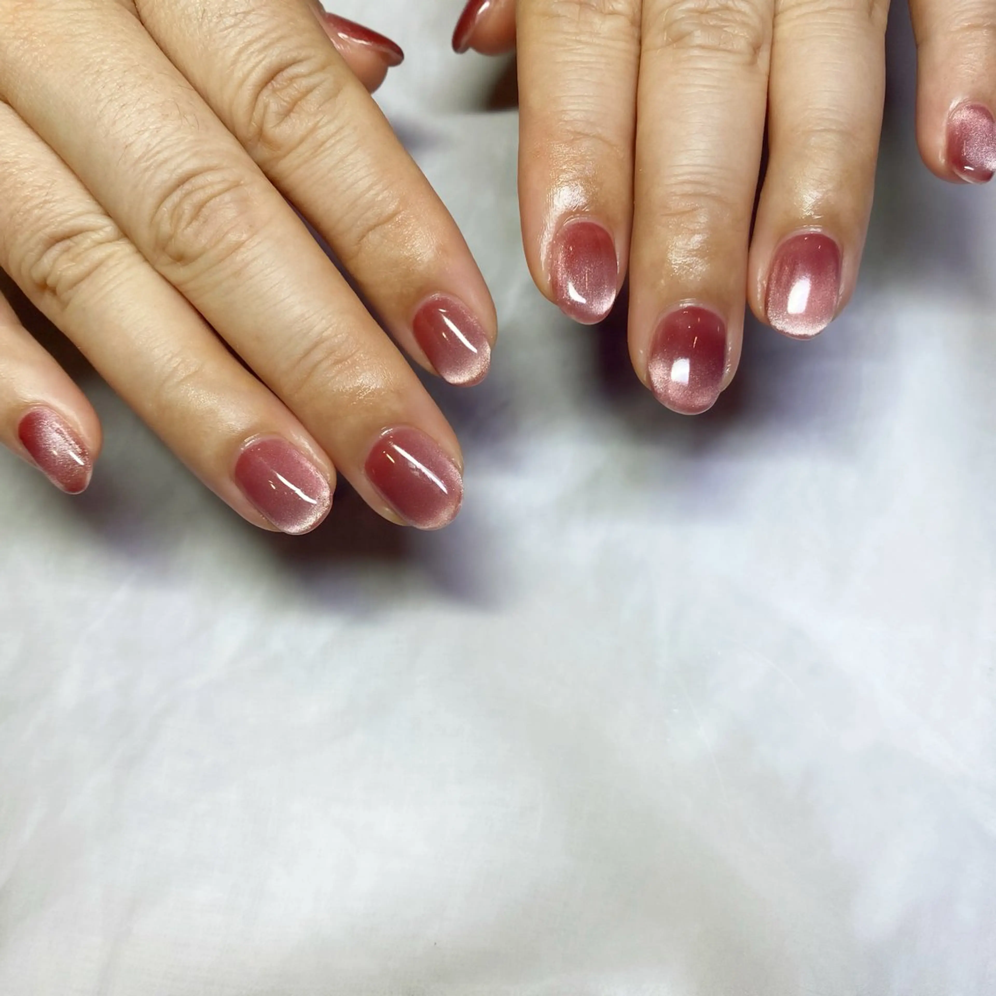 ネイル マグネットネイル ワンカラーネイル ハンドネイル ココティエ所属・ココティエ 藤本のネイルデザイン