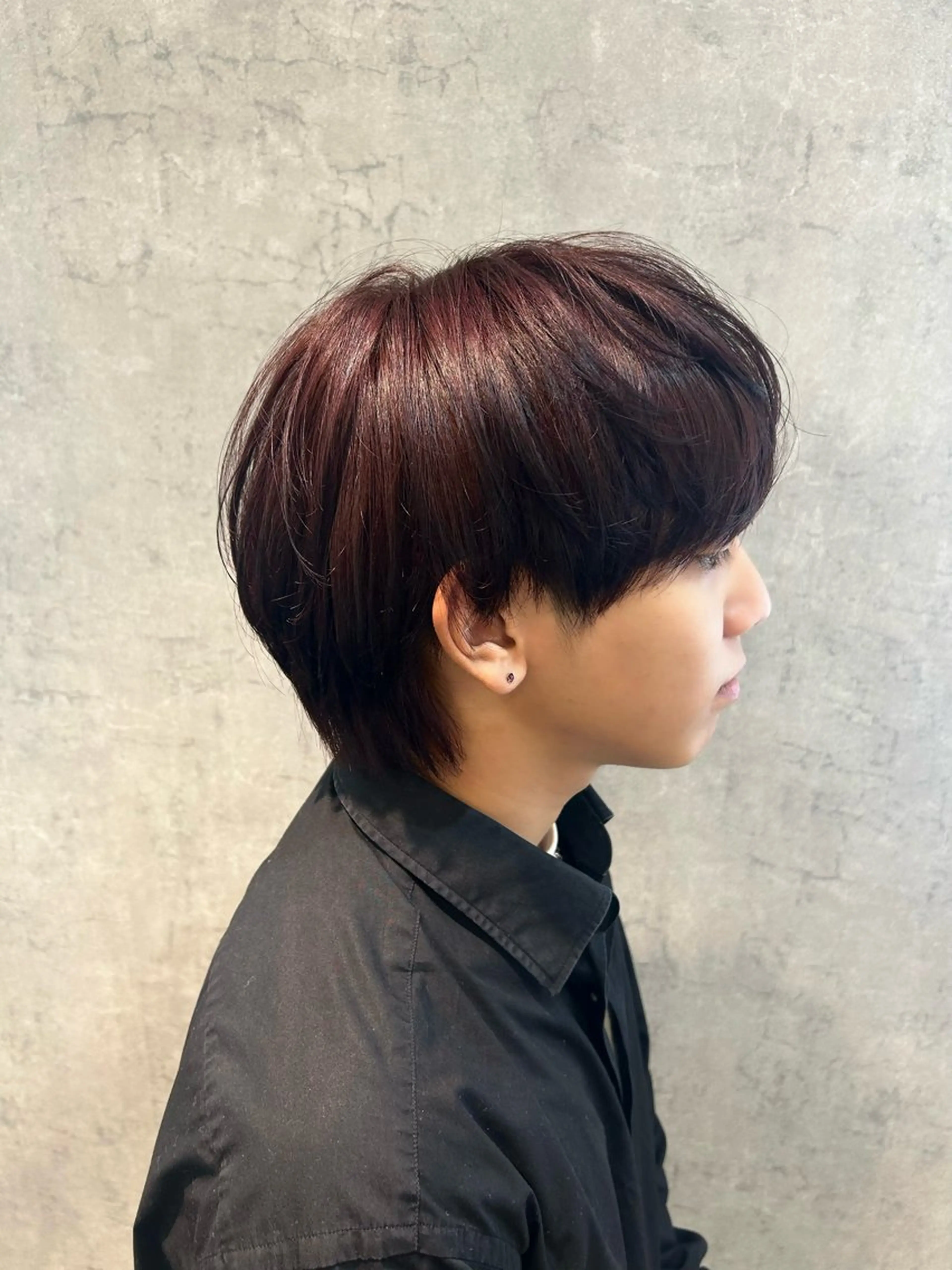 カラー メンズ 黒髪 suri-ru hair【スリールヘアー】所属・FURUSAWA AOIのヘアスタイル