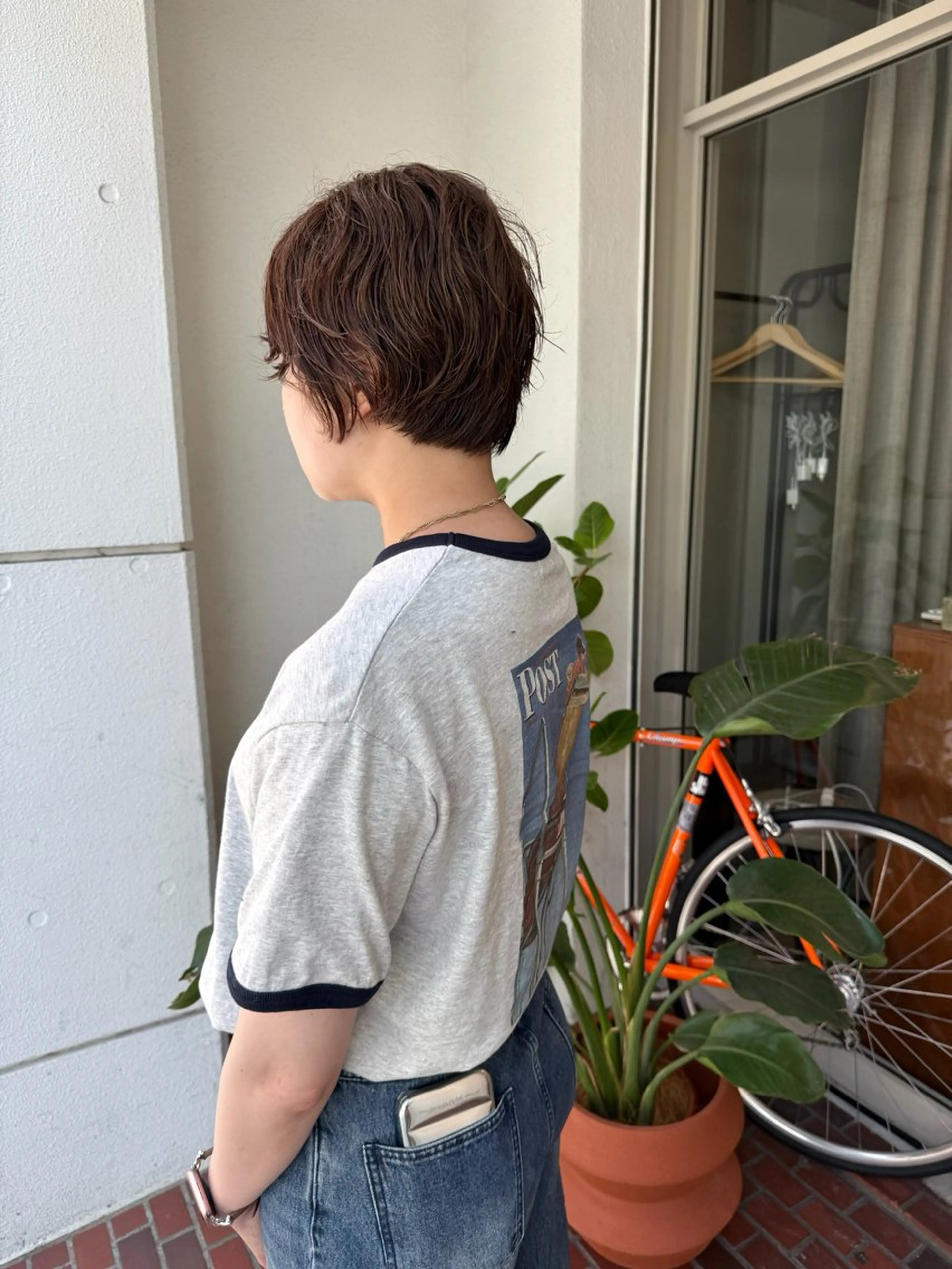 ショート パーマ ショートヘア ニュアンスパーマ カット パーマ トリートメント muku所属・ボブ/パーマ /muku サリのヘアスタイル