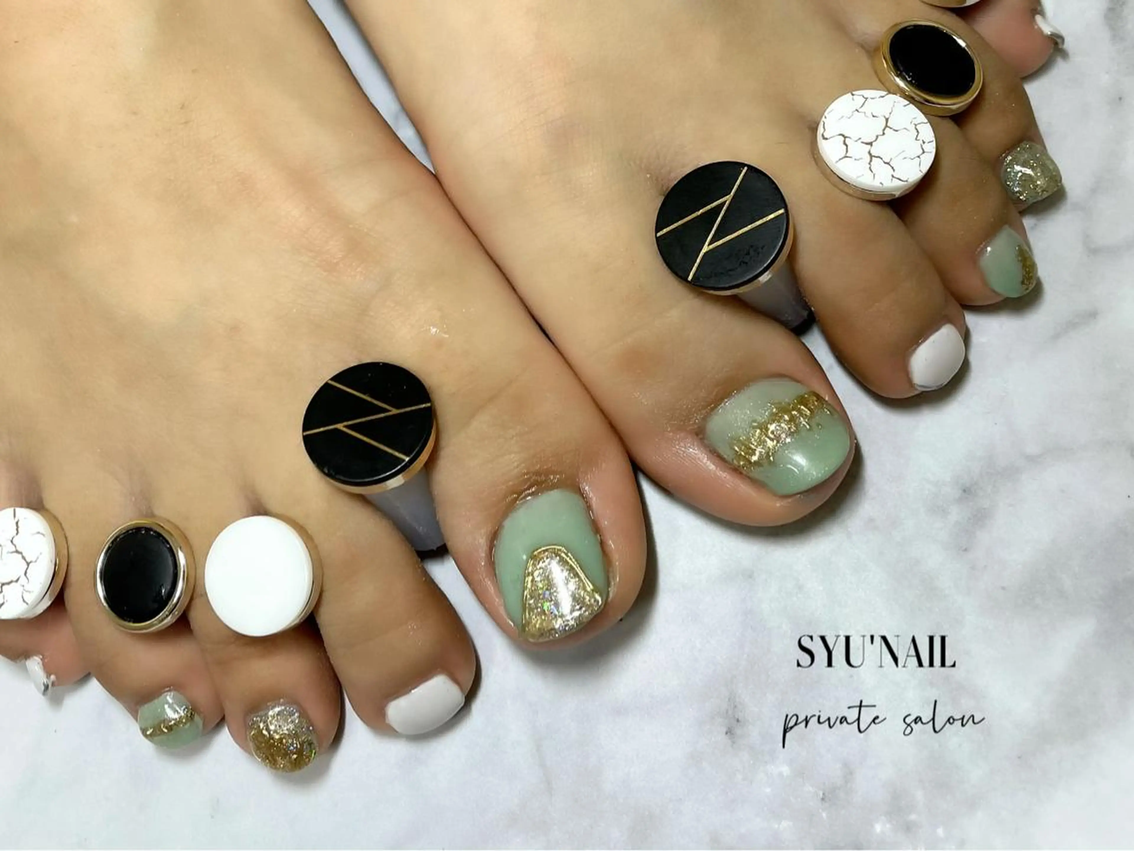 ネイル フットネイル Syudo Yukiのネイルデザイン