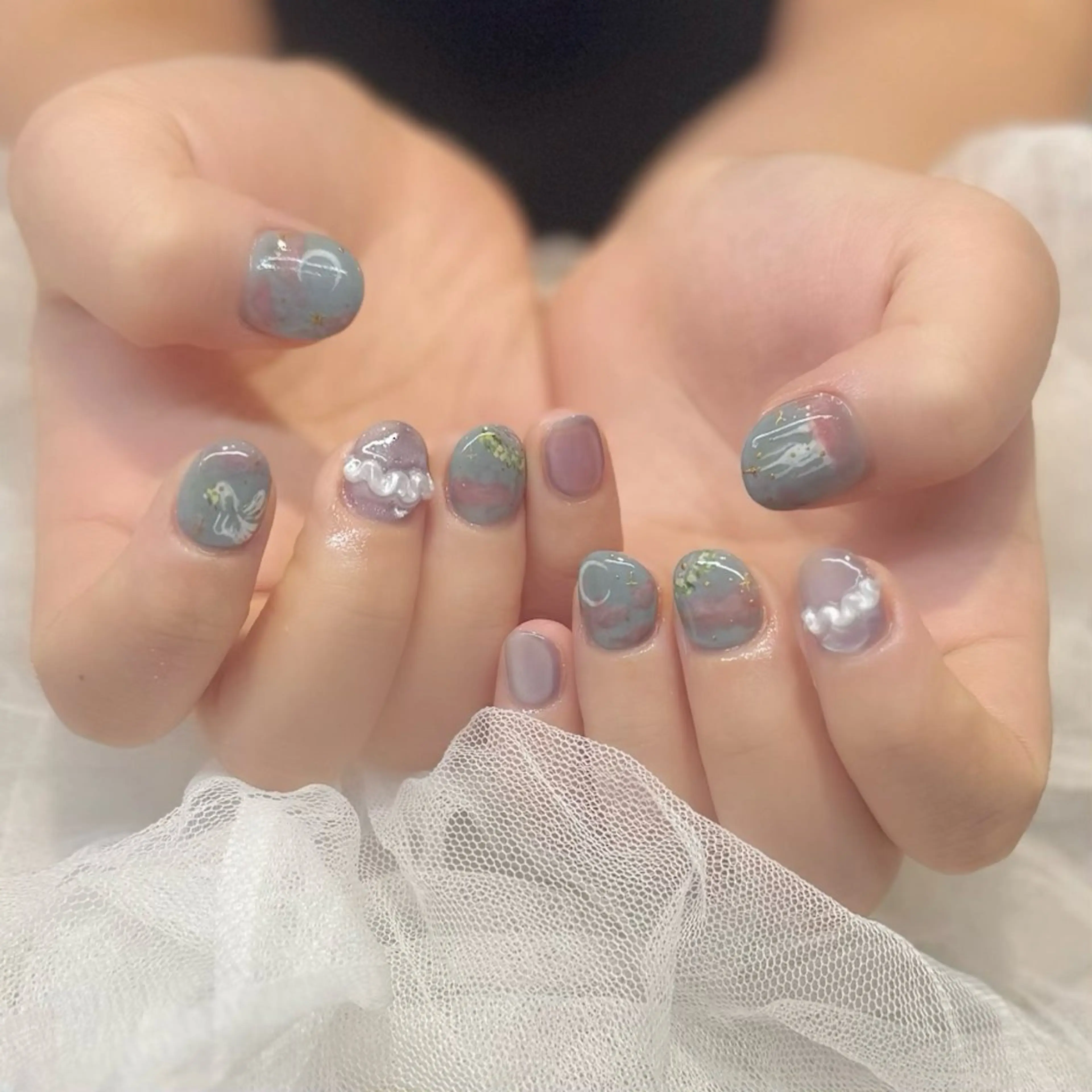 ネイル ハンドネイル 新井 ひなののネイルデザイン