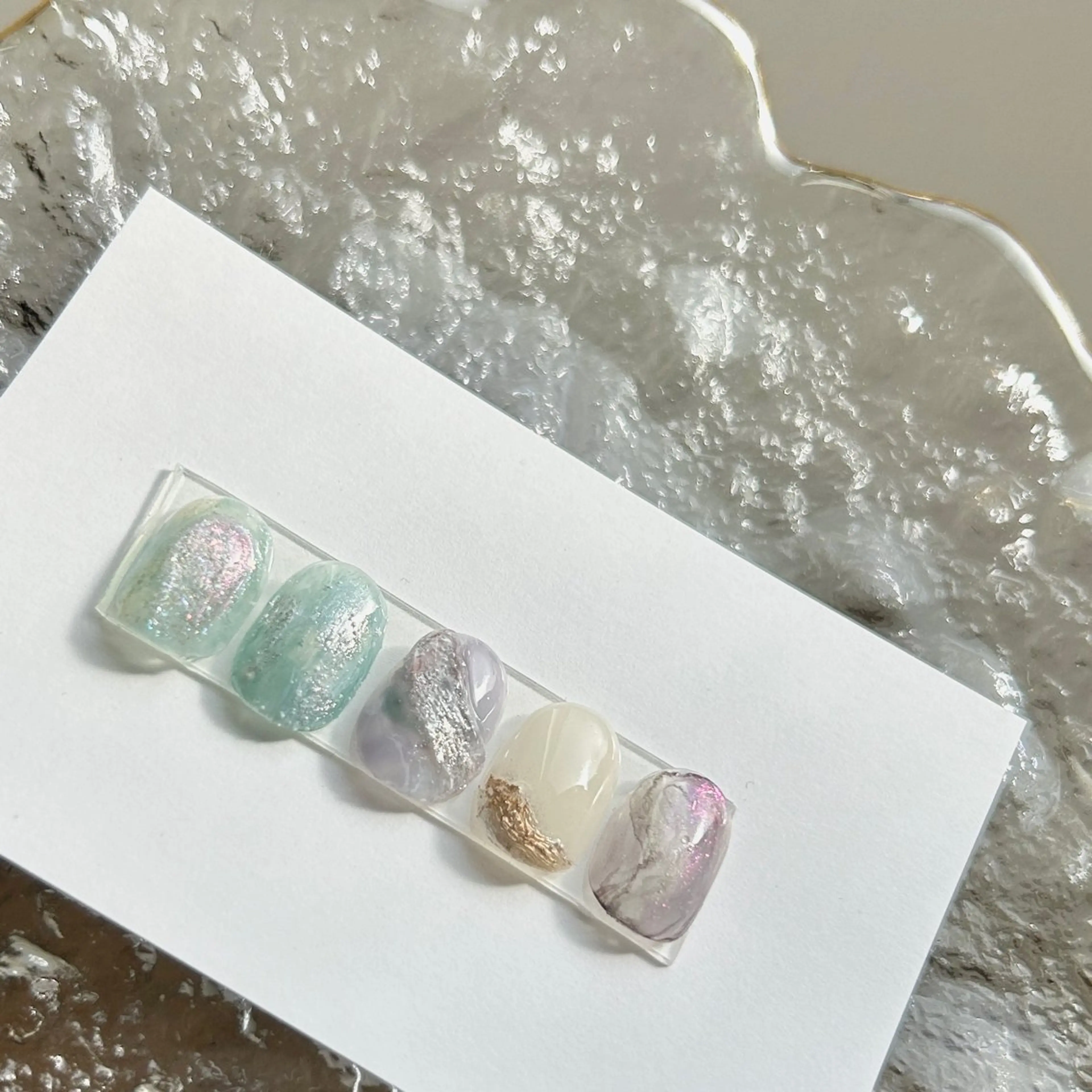 ネイル ニュアンスネイル 春ネイル hali’a nailのネイルデザイン