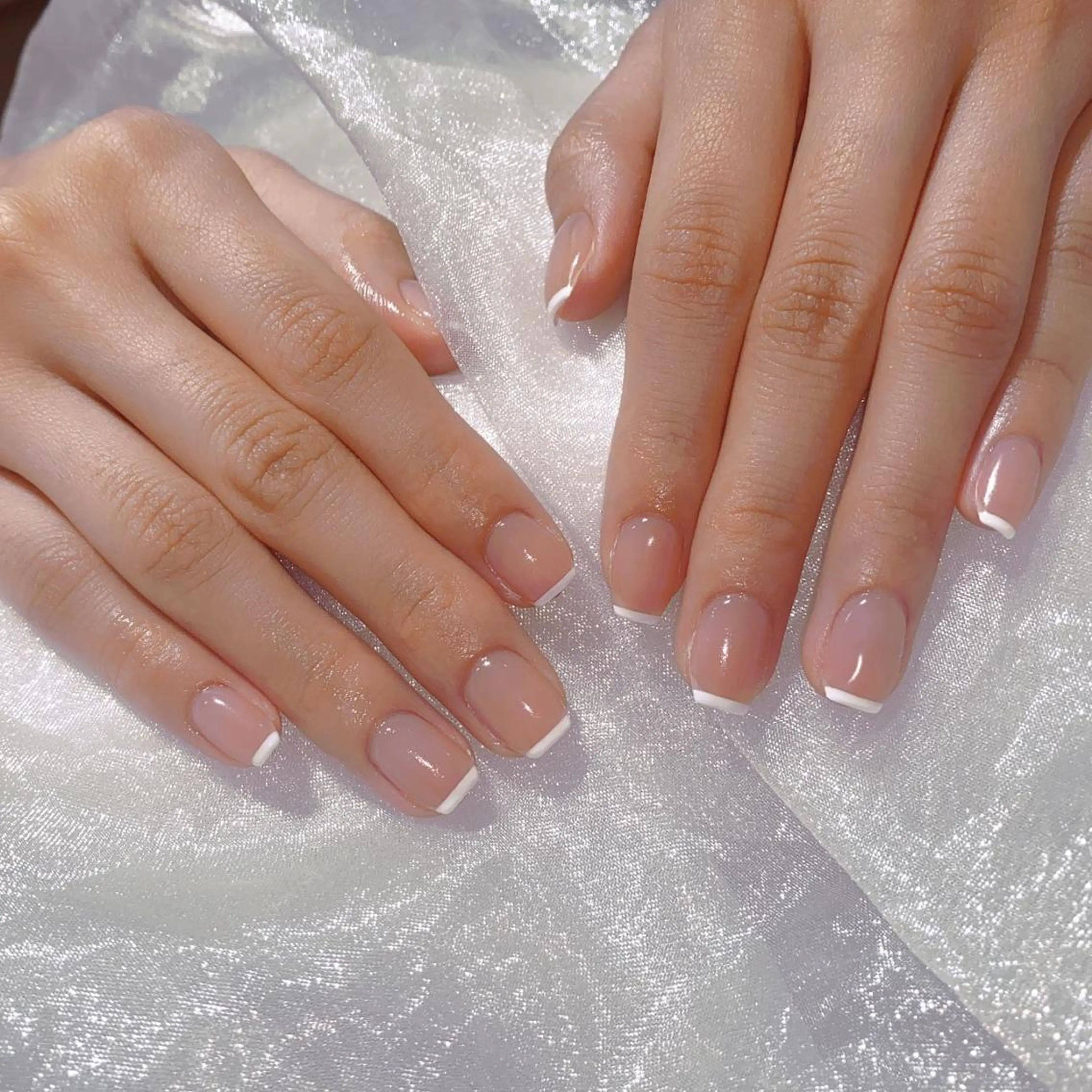 ネイル フレンチネイル Queens マオのネイルデザイン