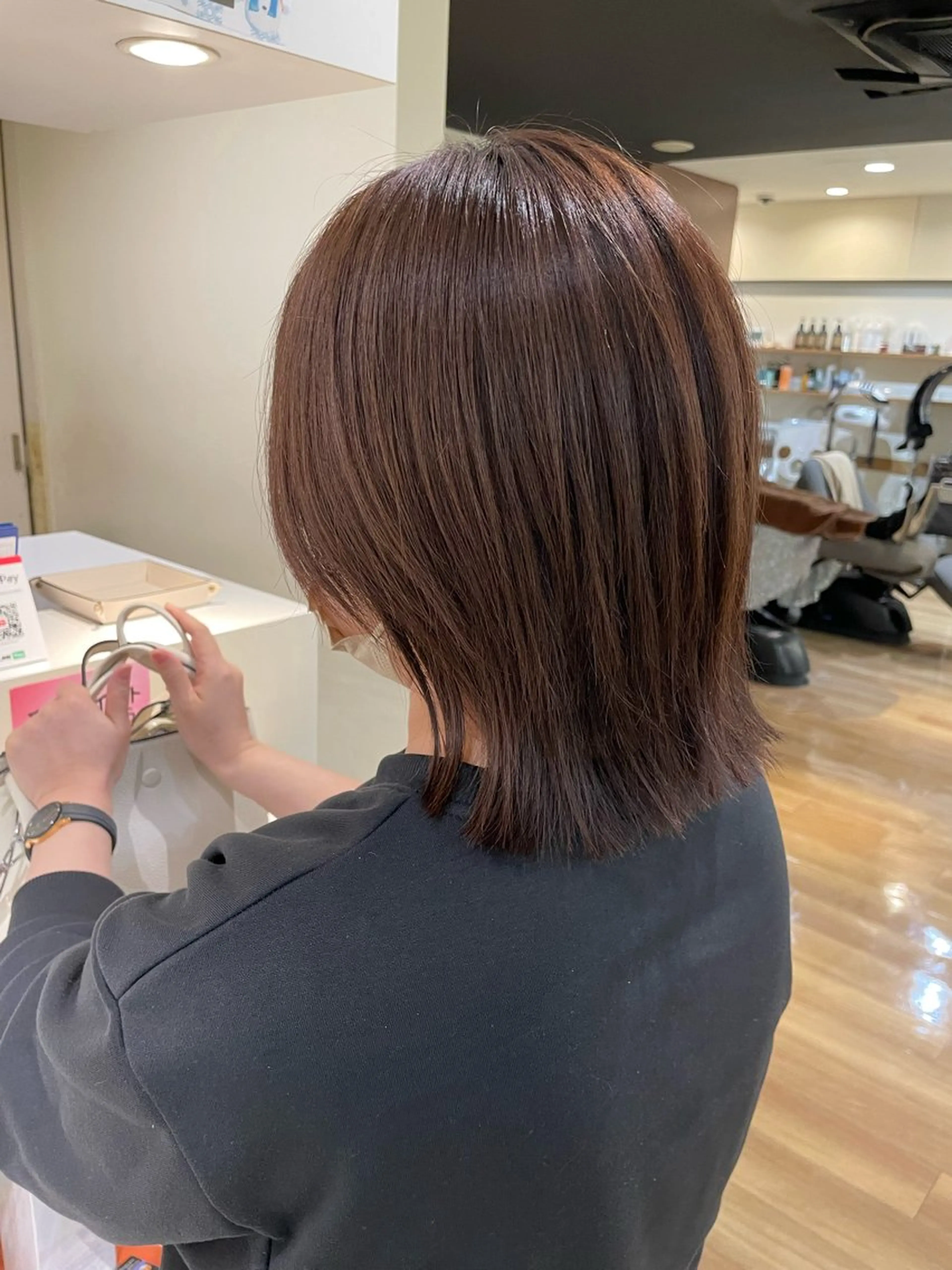 ショート カラー カット トリートメント 韓国レイヤー🎀/ 顔周り特化🎀/豊田のヘアスタイル