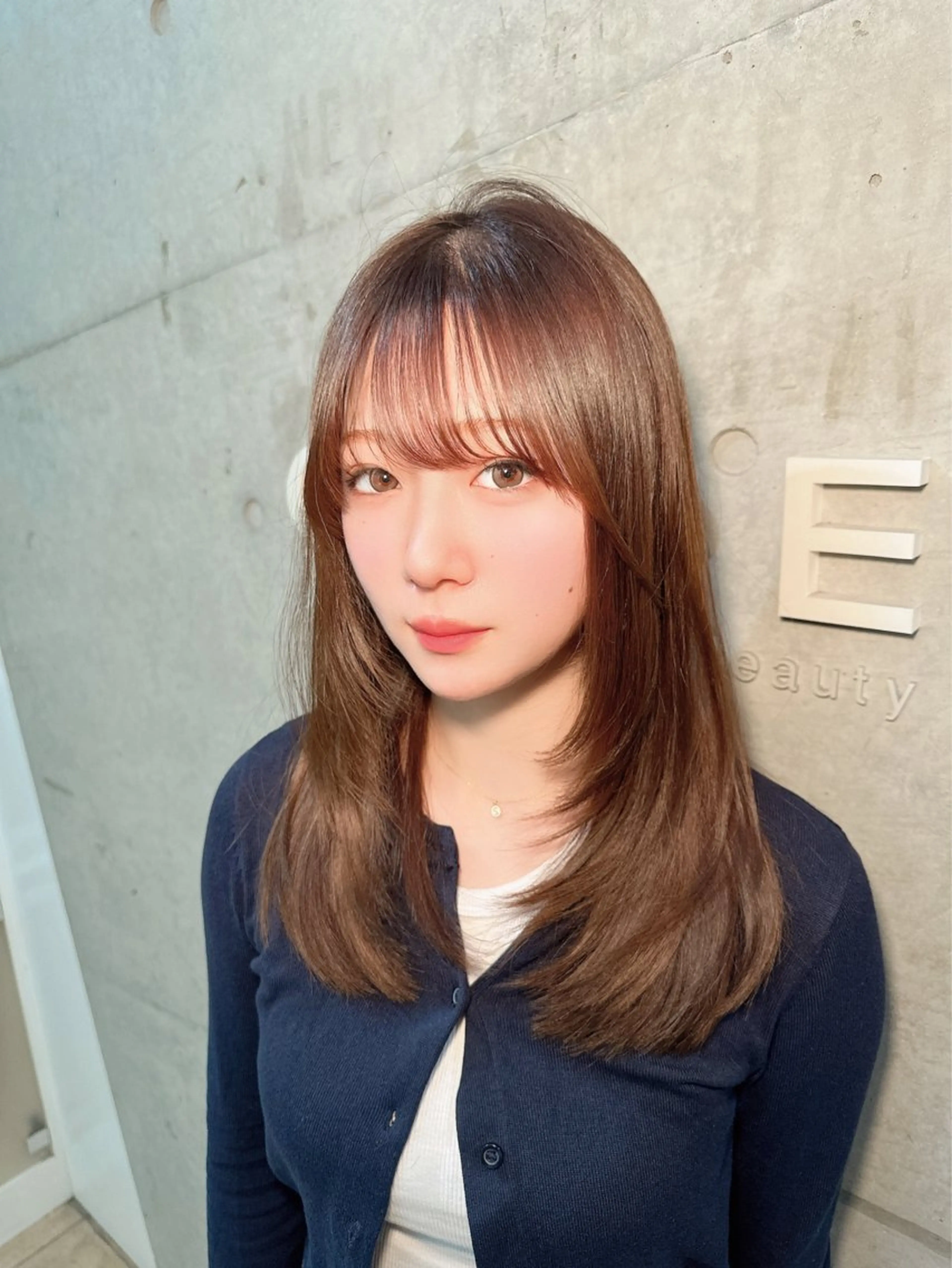 セミロング カット パーマ トリートメント CARE UMEDA所属・隅野 恭生のヘアスタイル