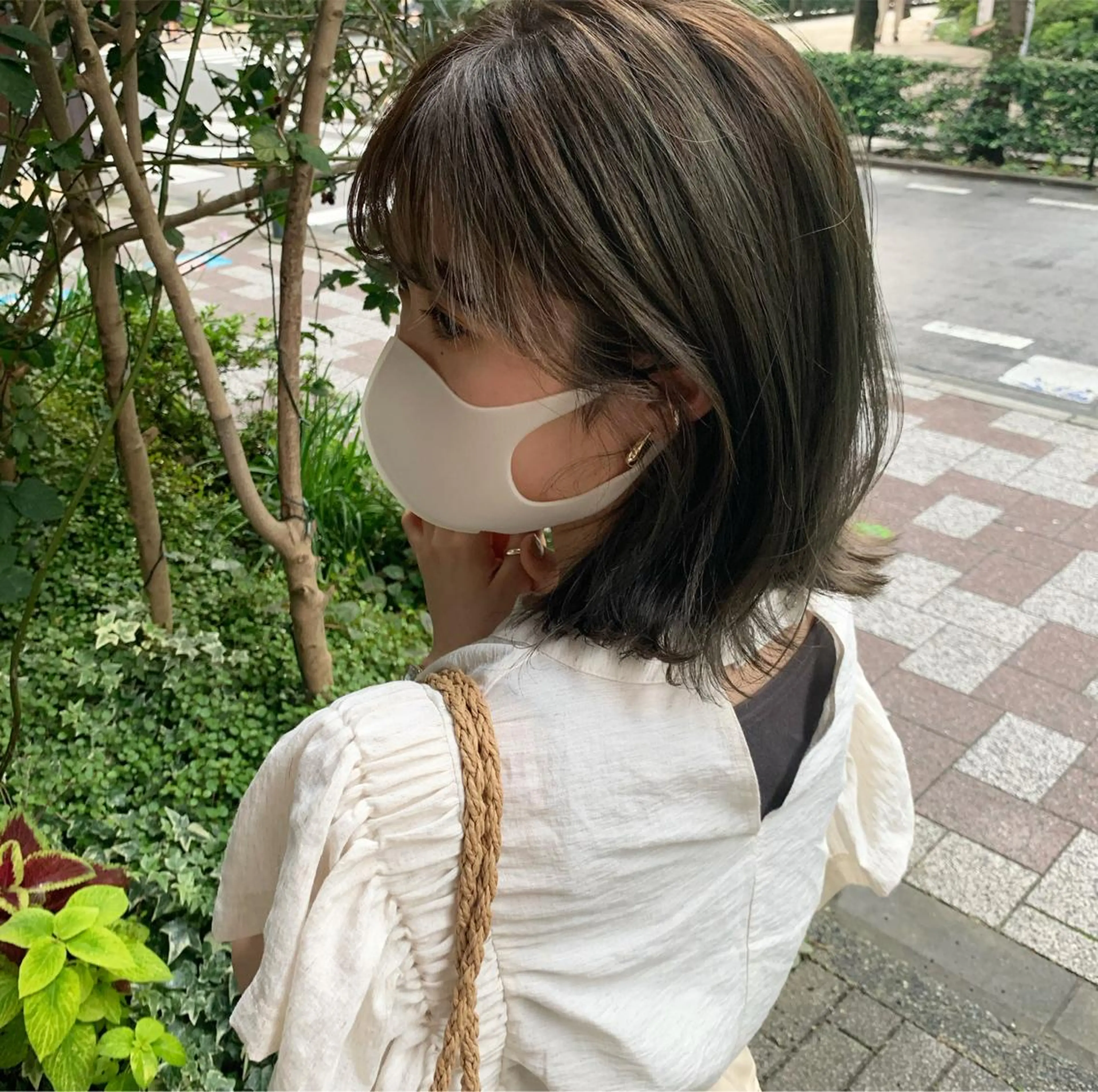 ミディアム カラー 平野葵🎀 hair/nailのネイルデザイン