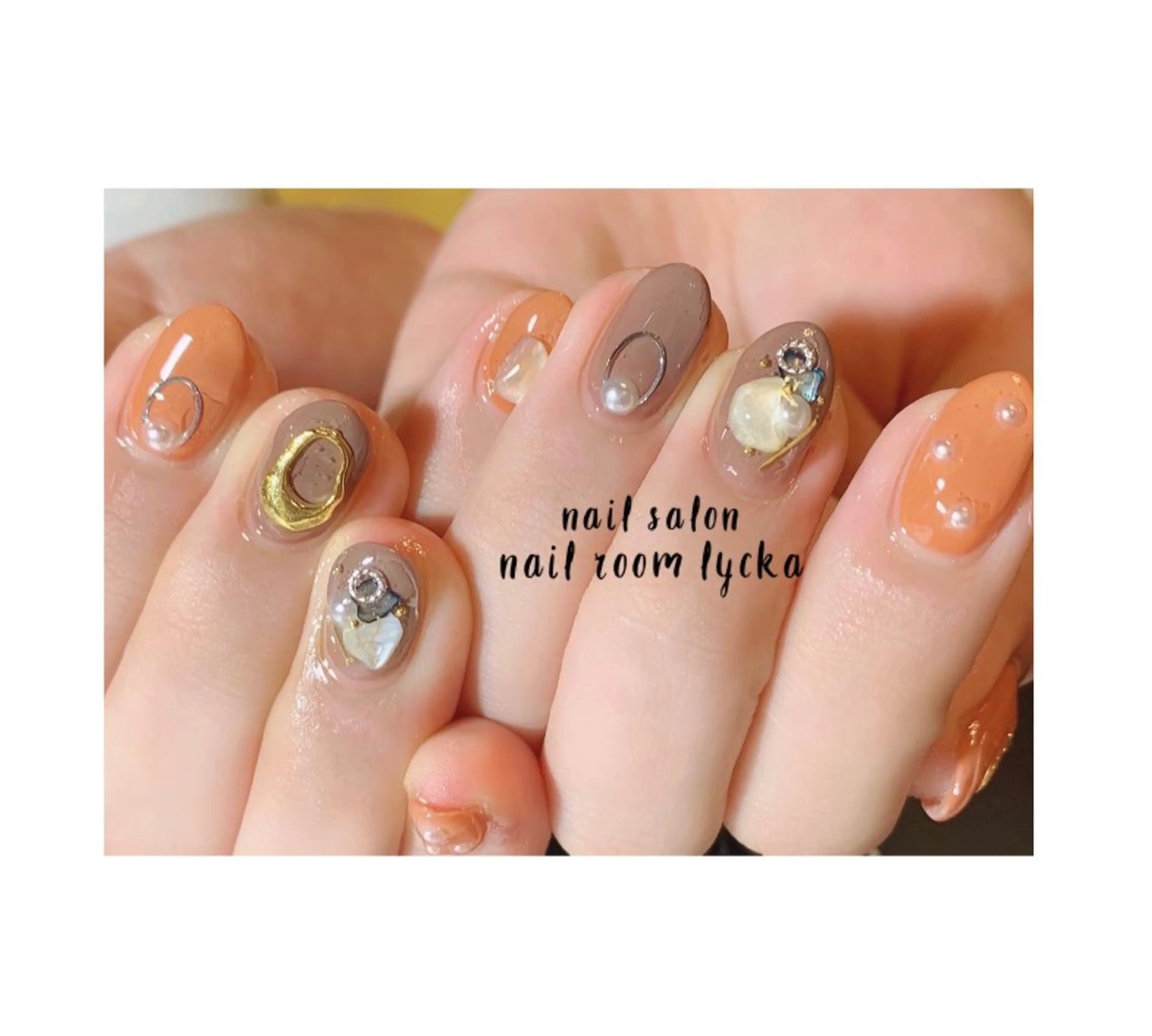 ネイル ﾈｲﾙﾙｰﾑﾘｯｶ 𝐦𝐚𝐲𝐮のネイルデザイン