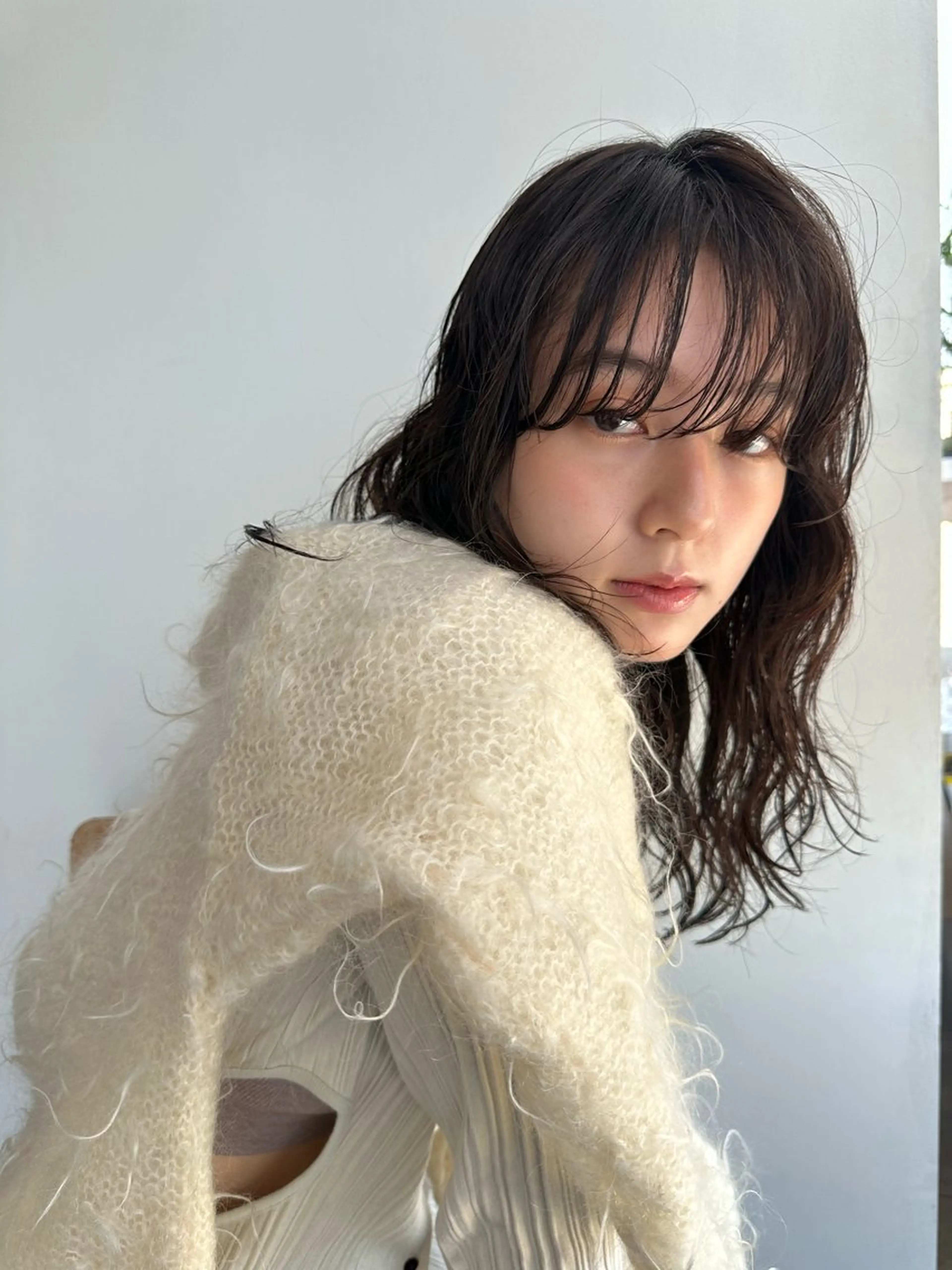 セミロング パーマ セミロングパーマ OLSEN D.B.A BALLOON HAIR所属・さとう あやかのヘアスタイル