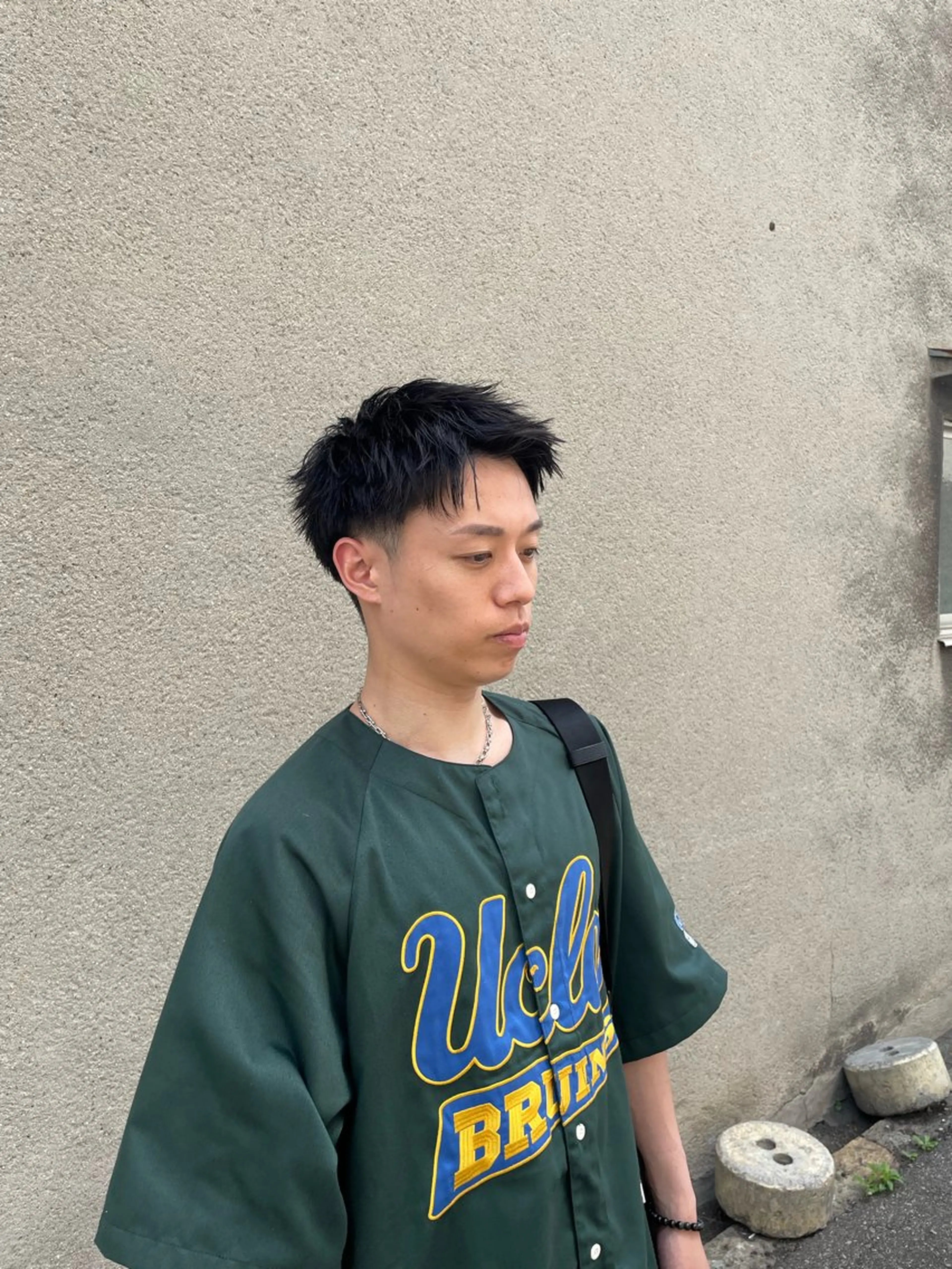 メンズ メンズパーマ カット 慎太朗/パーマ/ボブ /センターパートのヘアスタイル