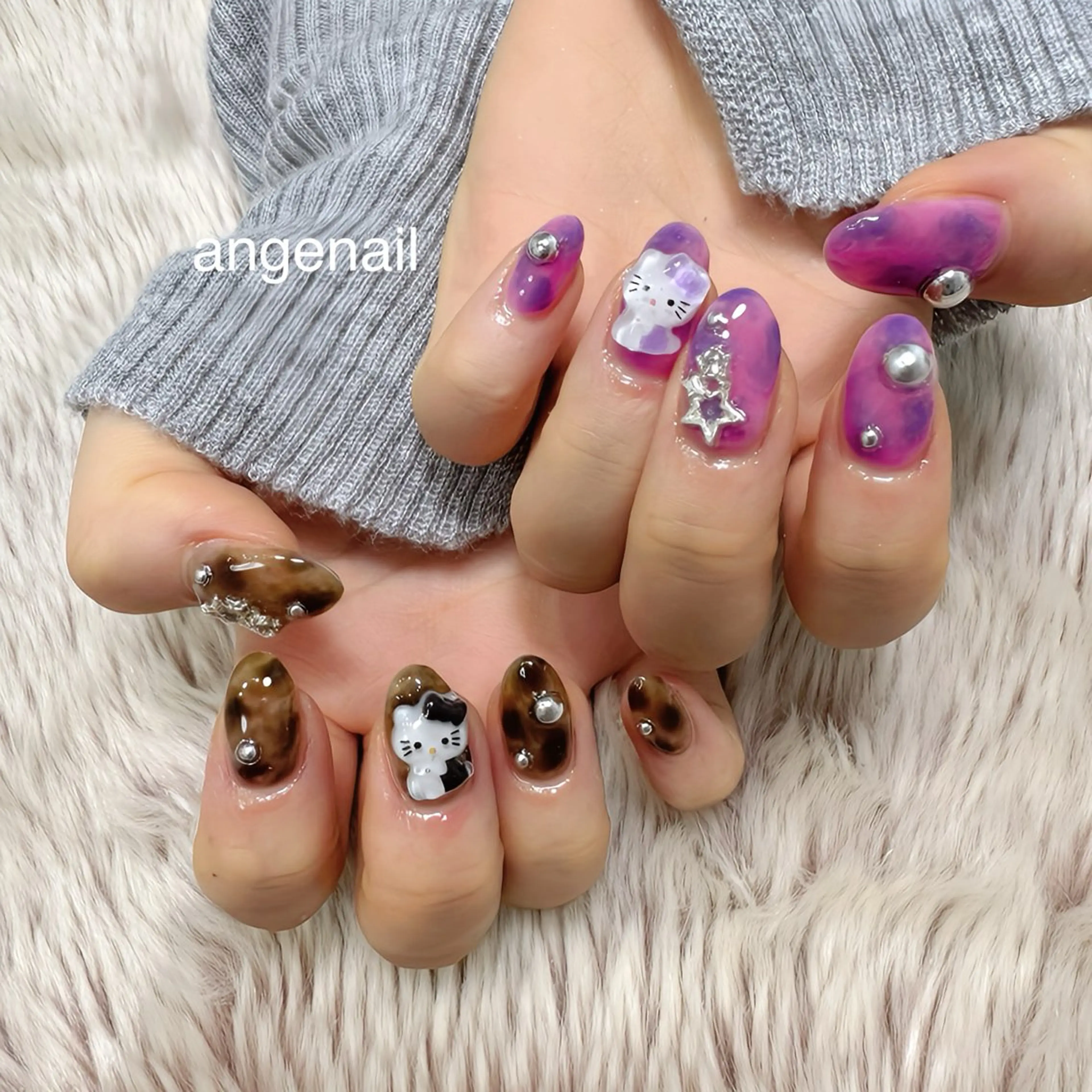 ネイル ハンドネイル オーナーネイリスト MAKIのネイルデザイン