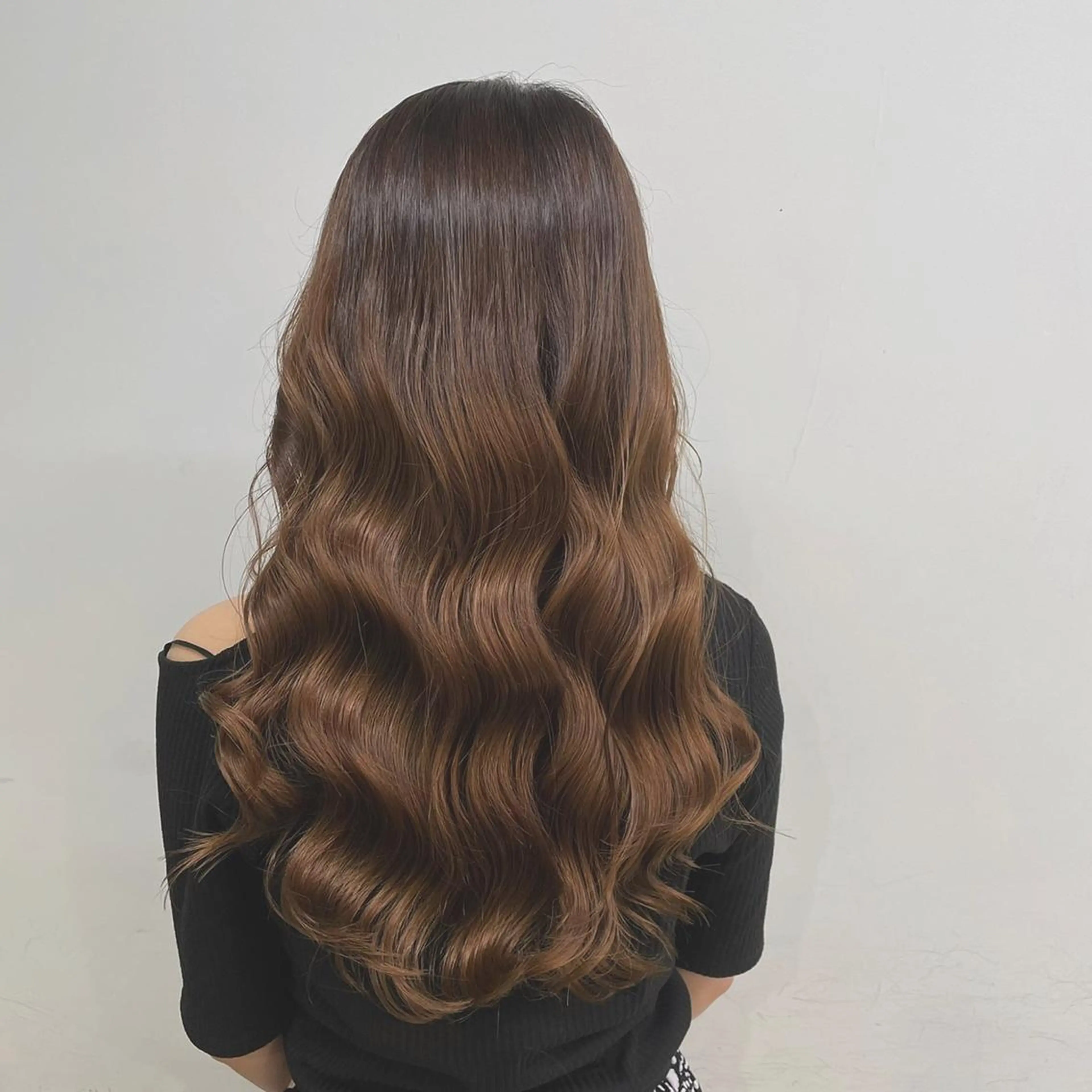 セミロング カラー ヘアアレンジ 🤍韓国ヘア特化 🤍力丸🤍のヘアスタイル