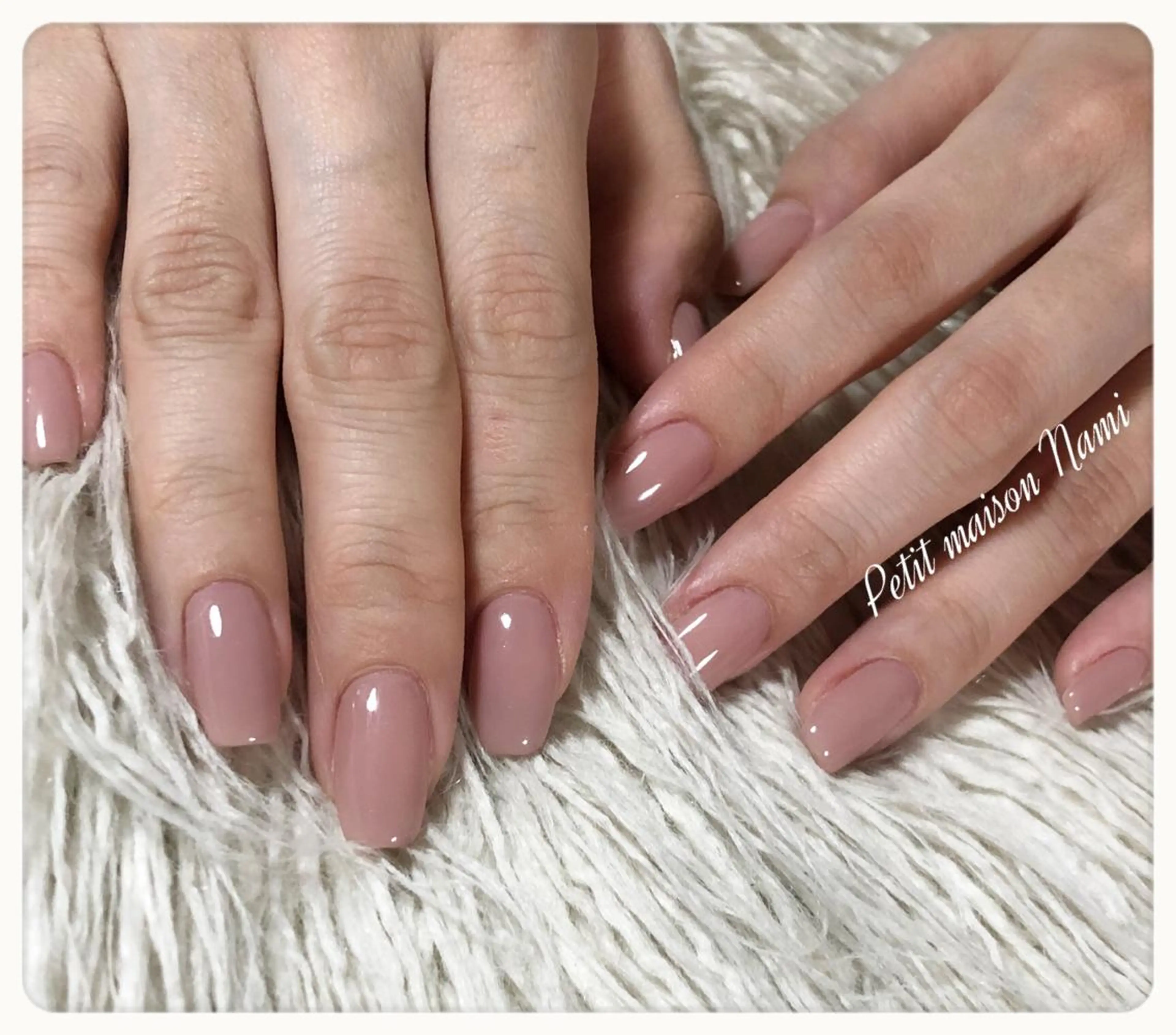 ミディアム ネイル ワンカラーネイル Petitmaison所属・Petit maisonのネイルデザイン