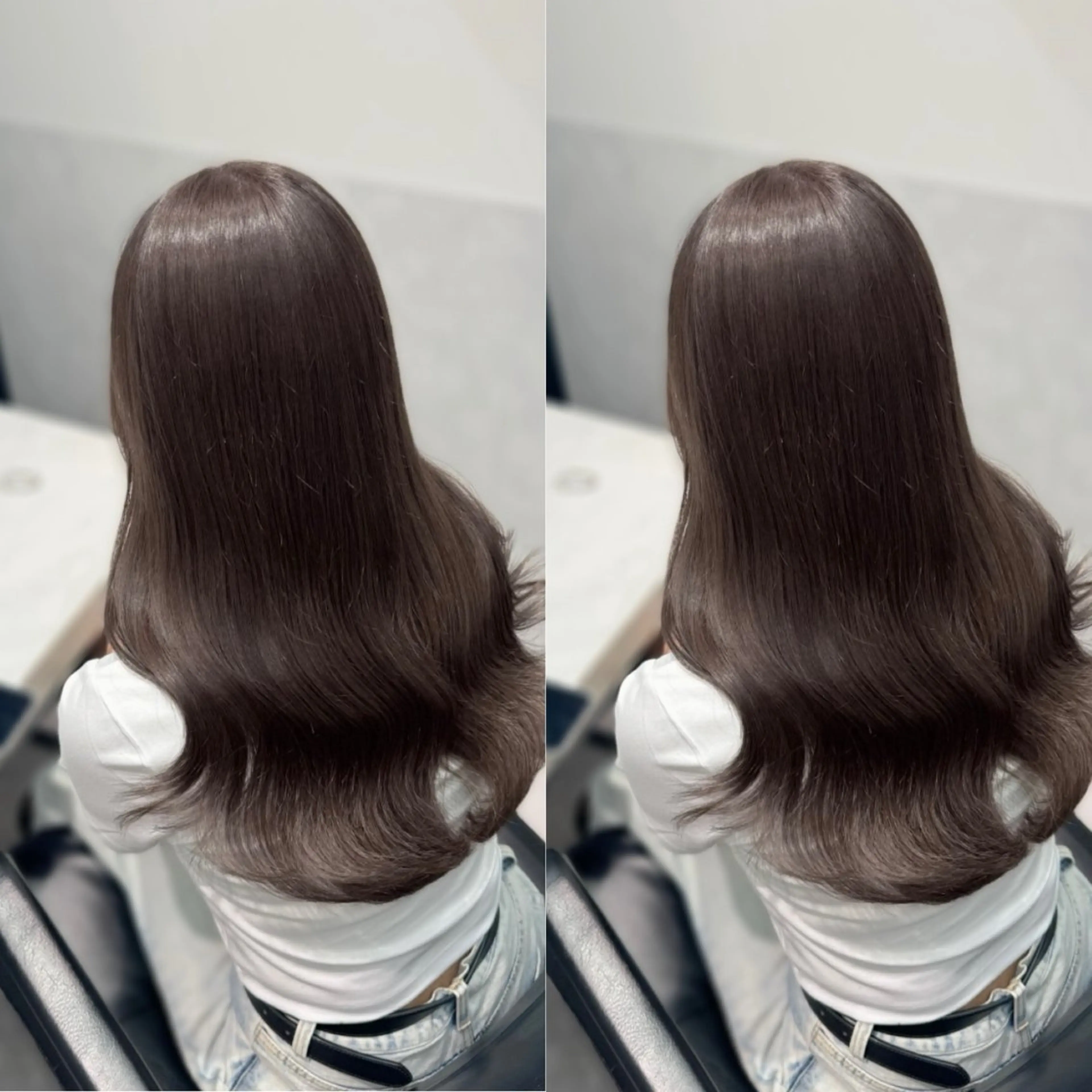 ロング ヘアカラー トリートメント 🌟透明感カラー 🌟松岡勇輝のヘアスタイル