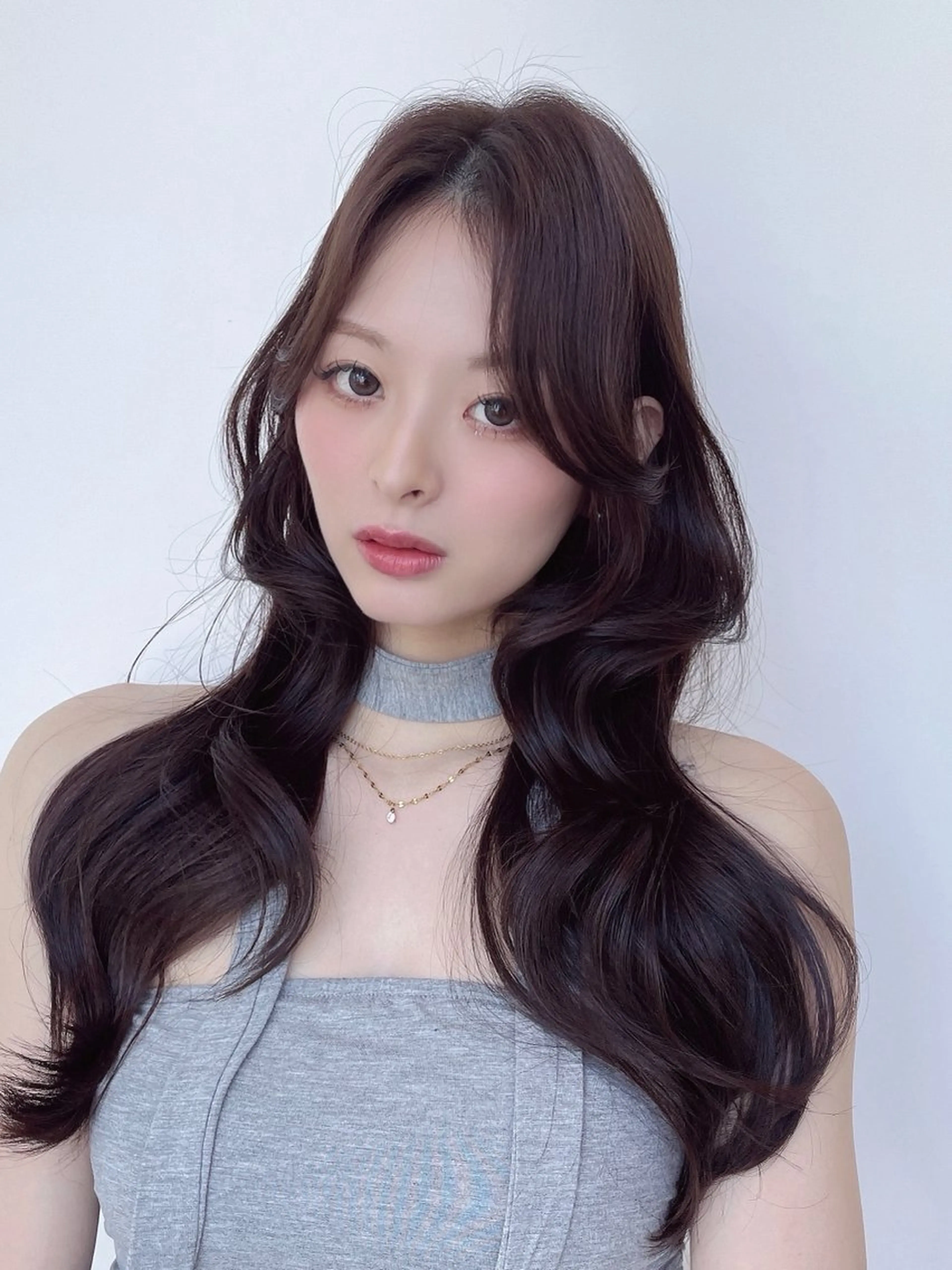 セミロング カット 顔周り/透明感カラー /韓国ヘア/TAKUのヘアスタイル