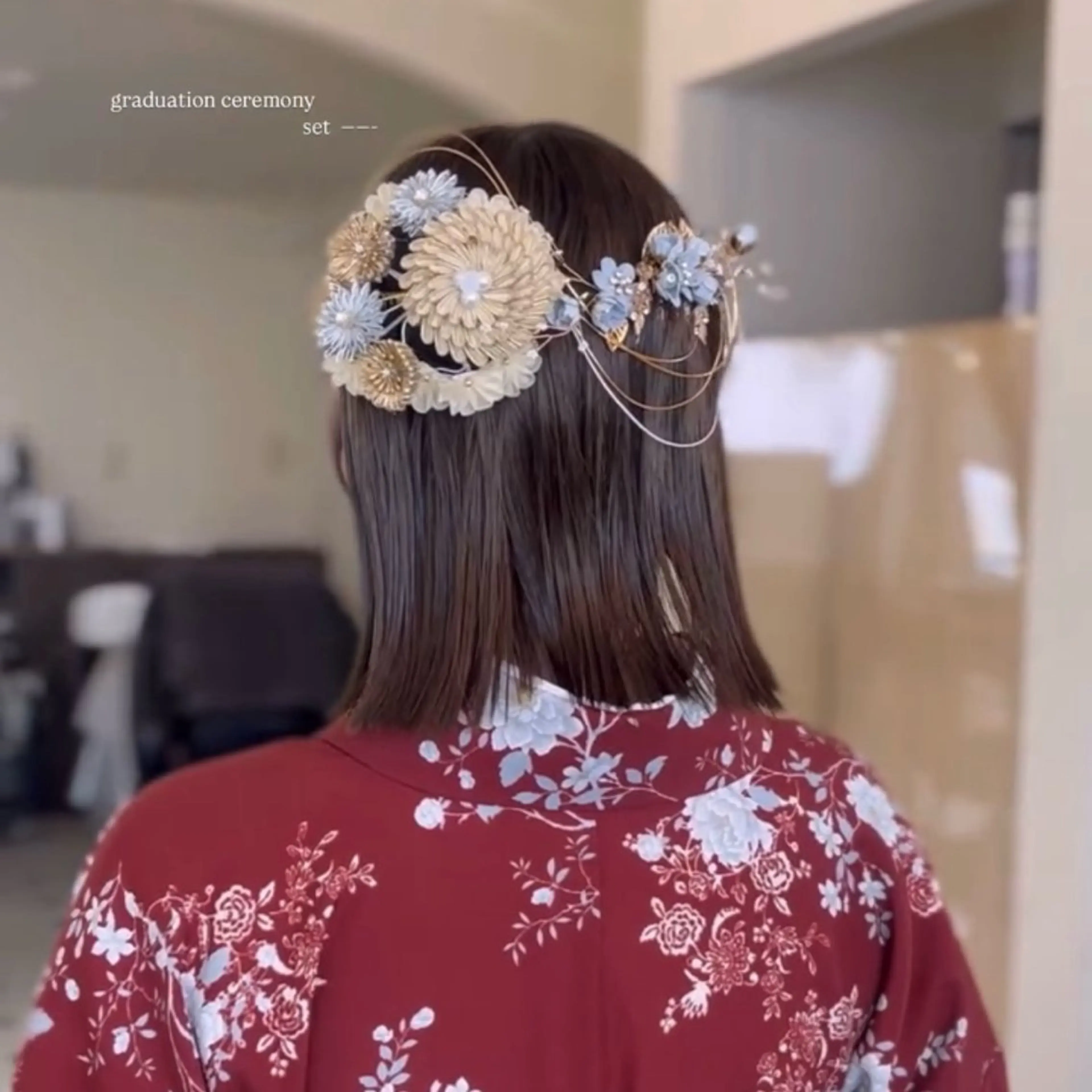 ヘアアレンジ ヘアセット Yurika🕯️ 透明感カラー/ボブのヘアスタイル