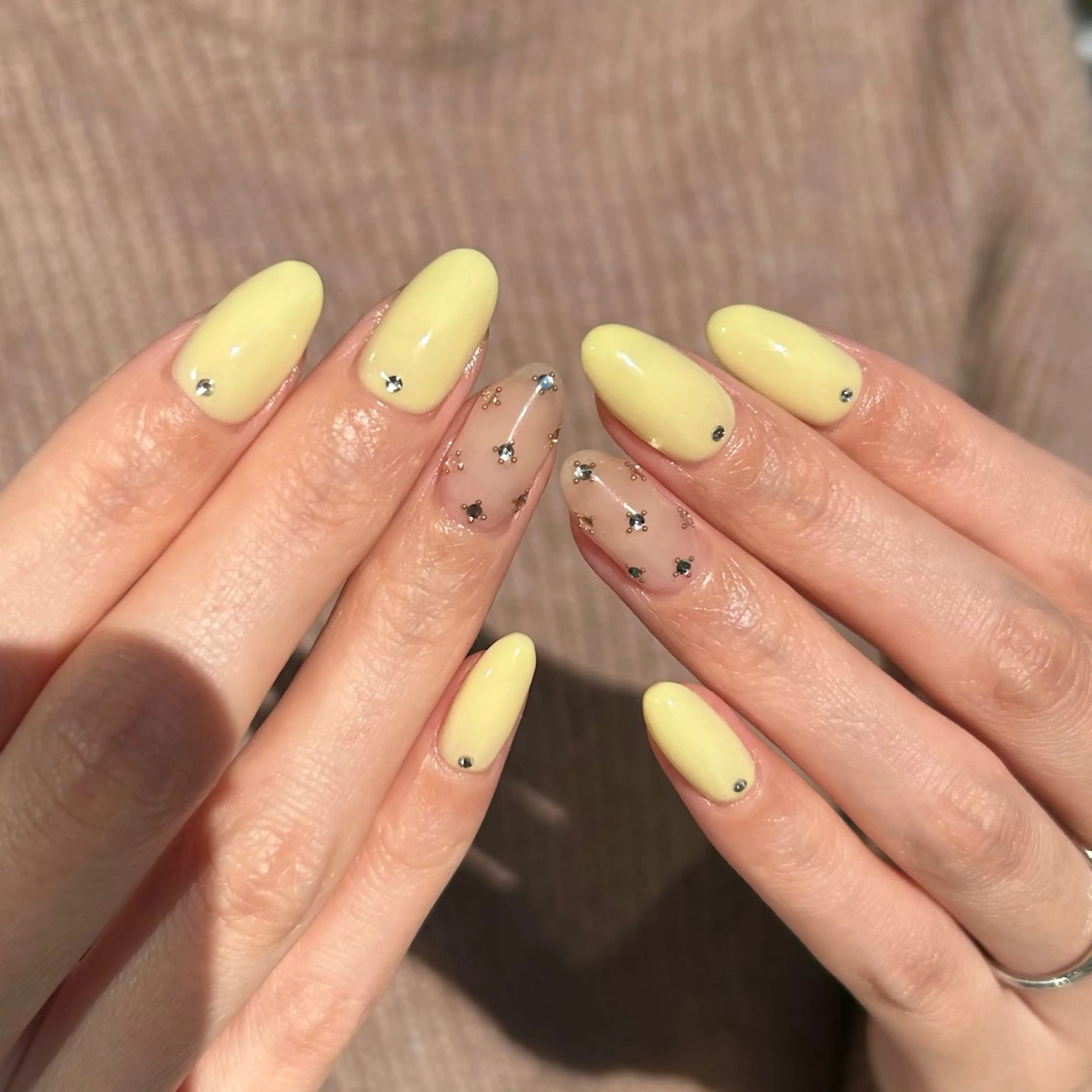 ネイル 持ち込み Allure 小山店 結咲(ゆいさ)のネイルデザイン