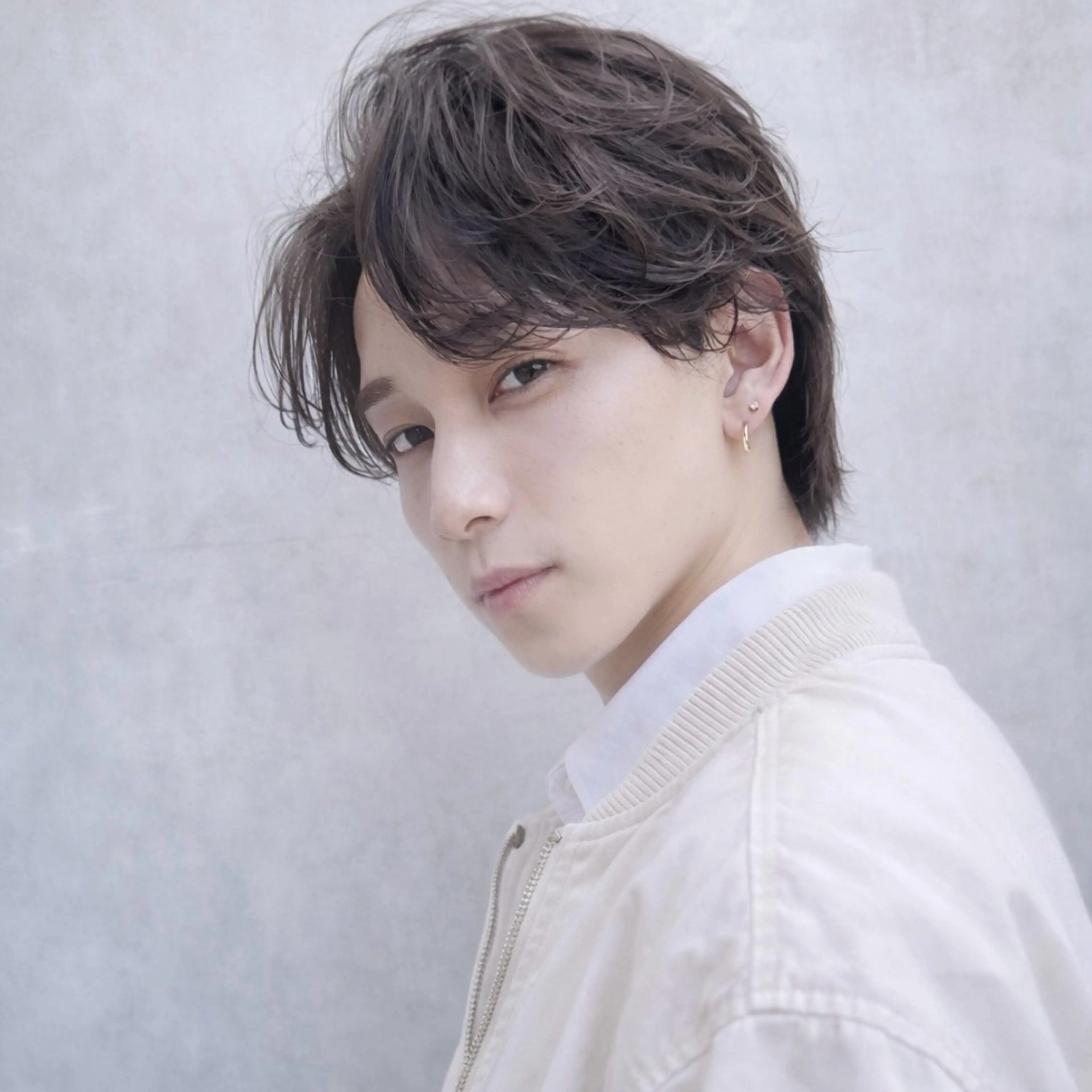 メンズ カット パーマ 表参道フェザーパーマ ニュアンスパーマのヘアスタイル