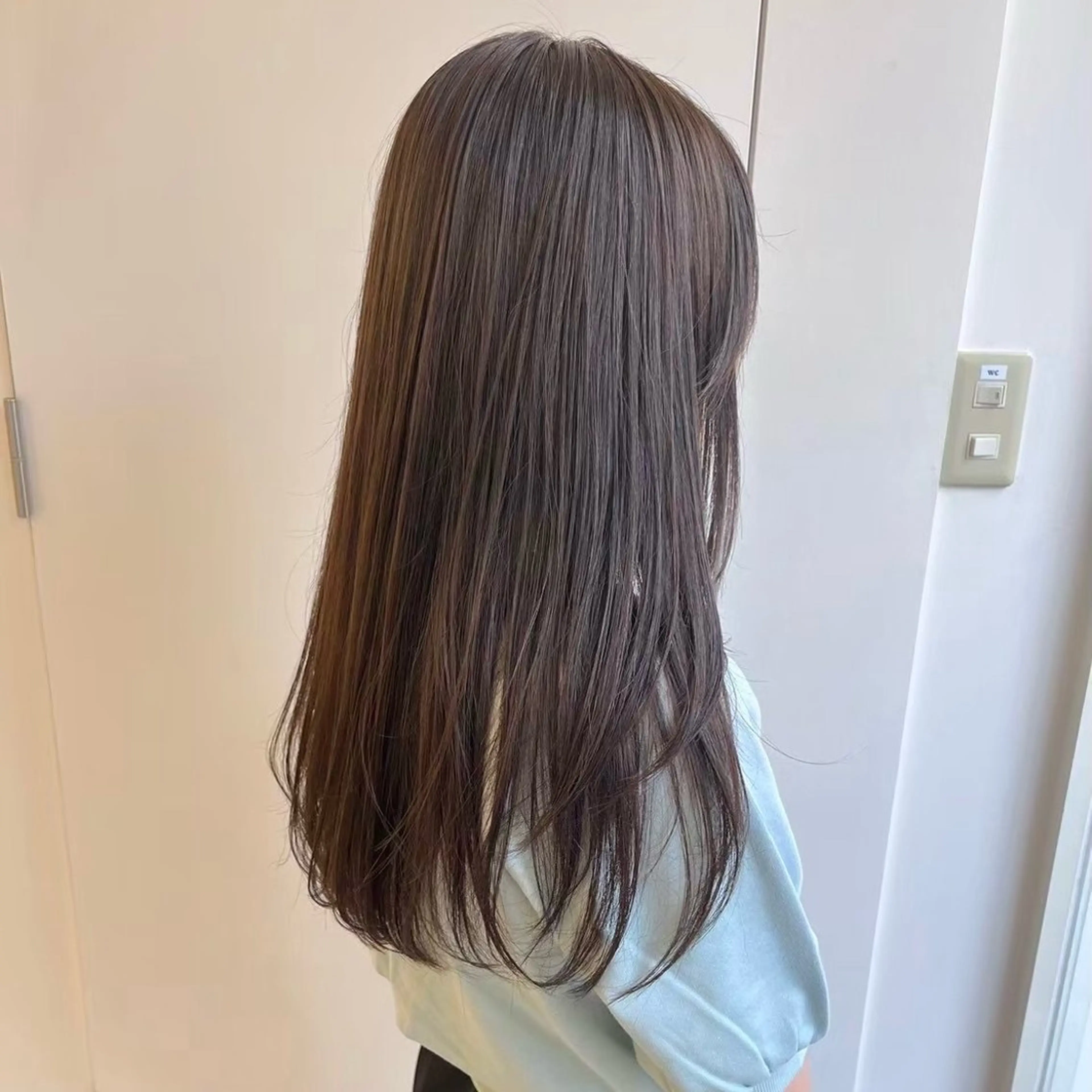 ロング カラー ヘアカラー Parve Mix 森 美遥🇰🇷🩶のヘアスタイル