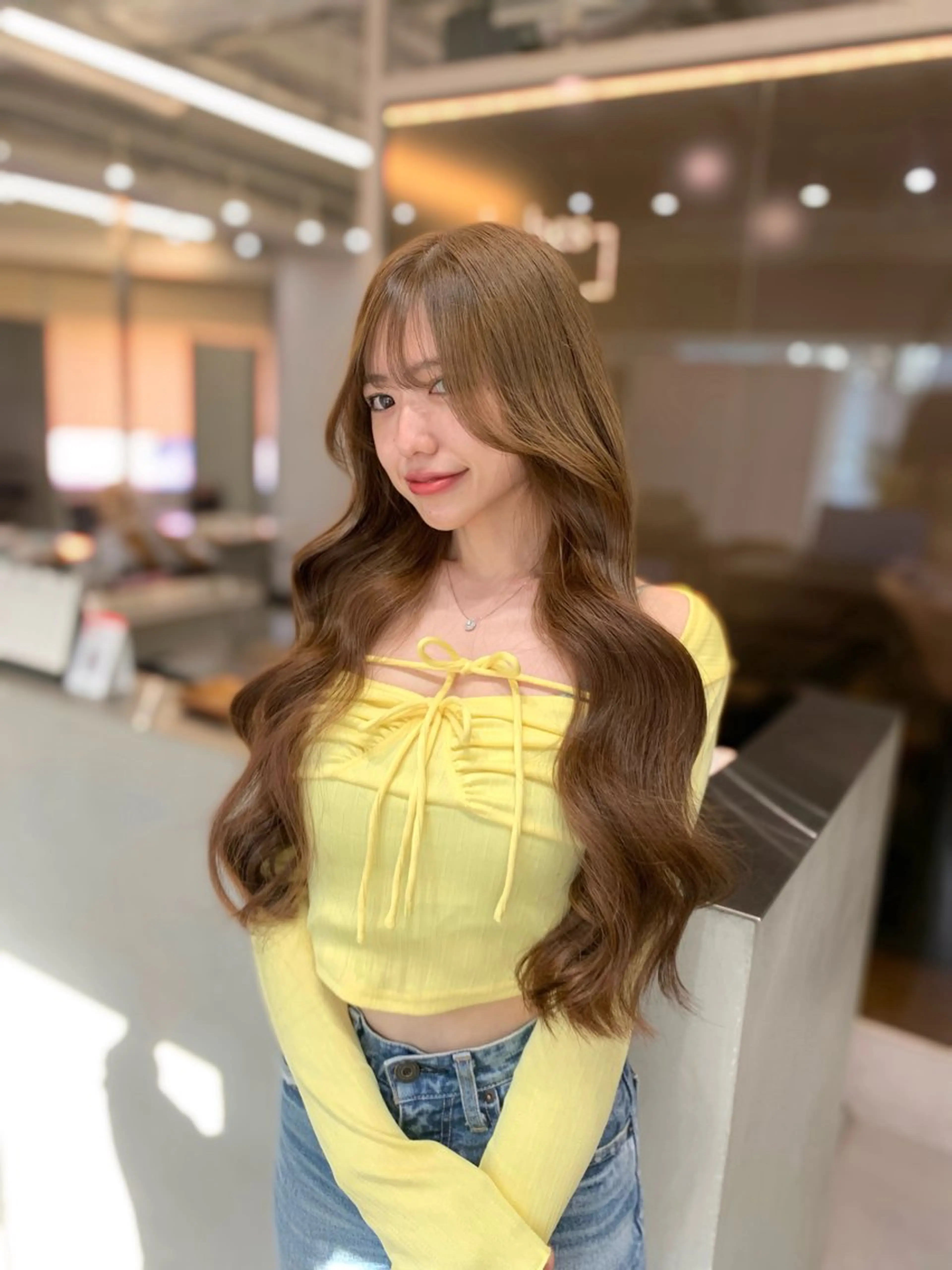 【透明感抜群✨】ブリーチなしダブルカラー＋レイヤーカット+保湿トリートメントの写真