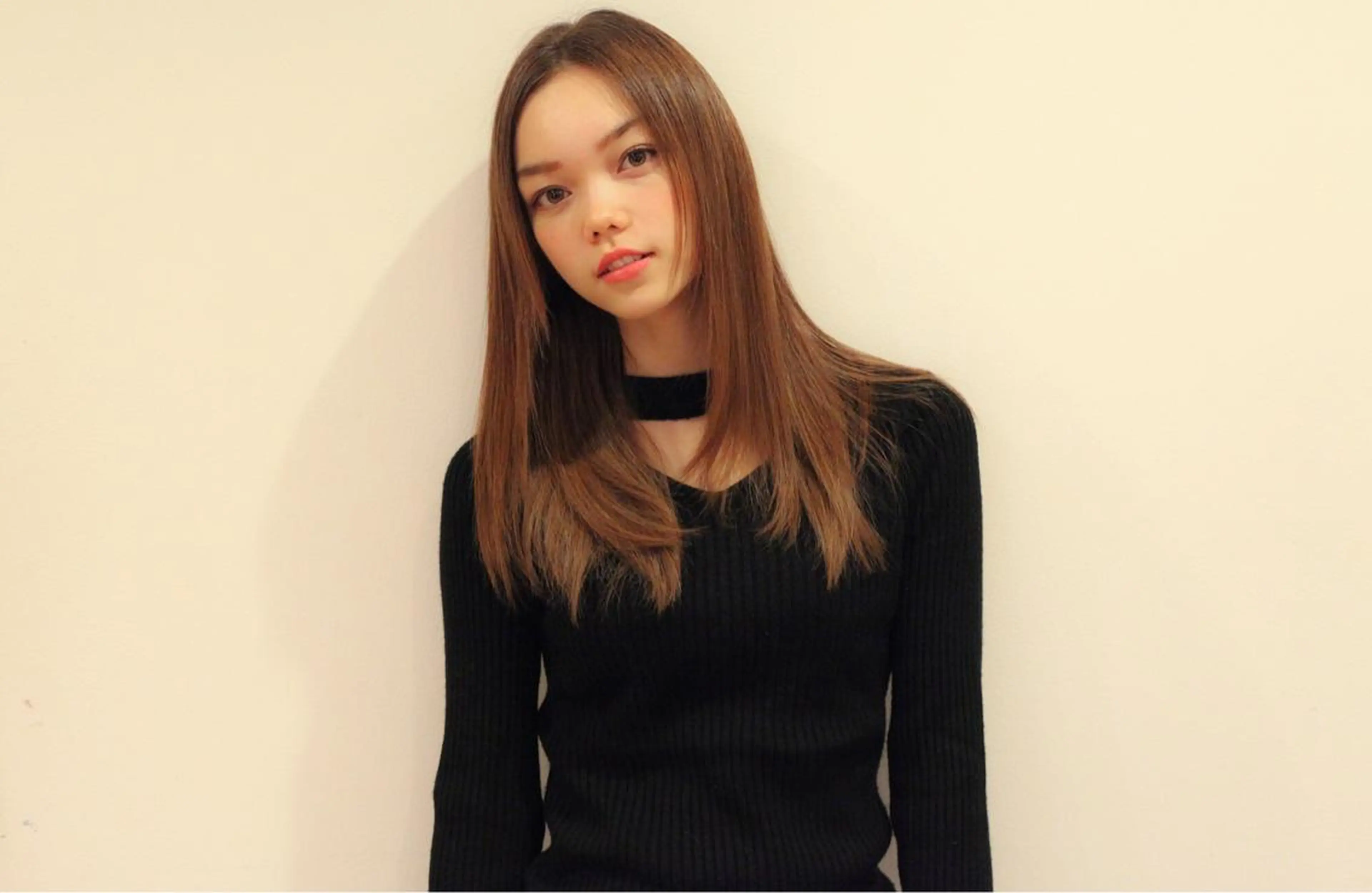 セミロング カラー パーマ ヘアアレンジ トリートメント VIVIE【ヴィヴィ】所属・髪質改善/韓国風 レイヤー/田村祐樹のヘアスタイル