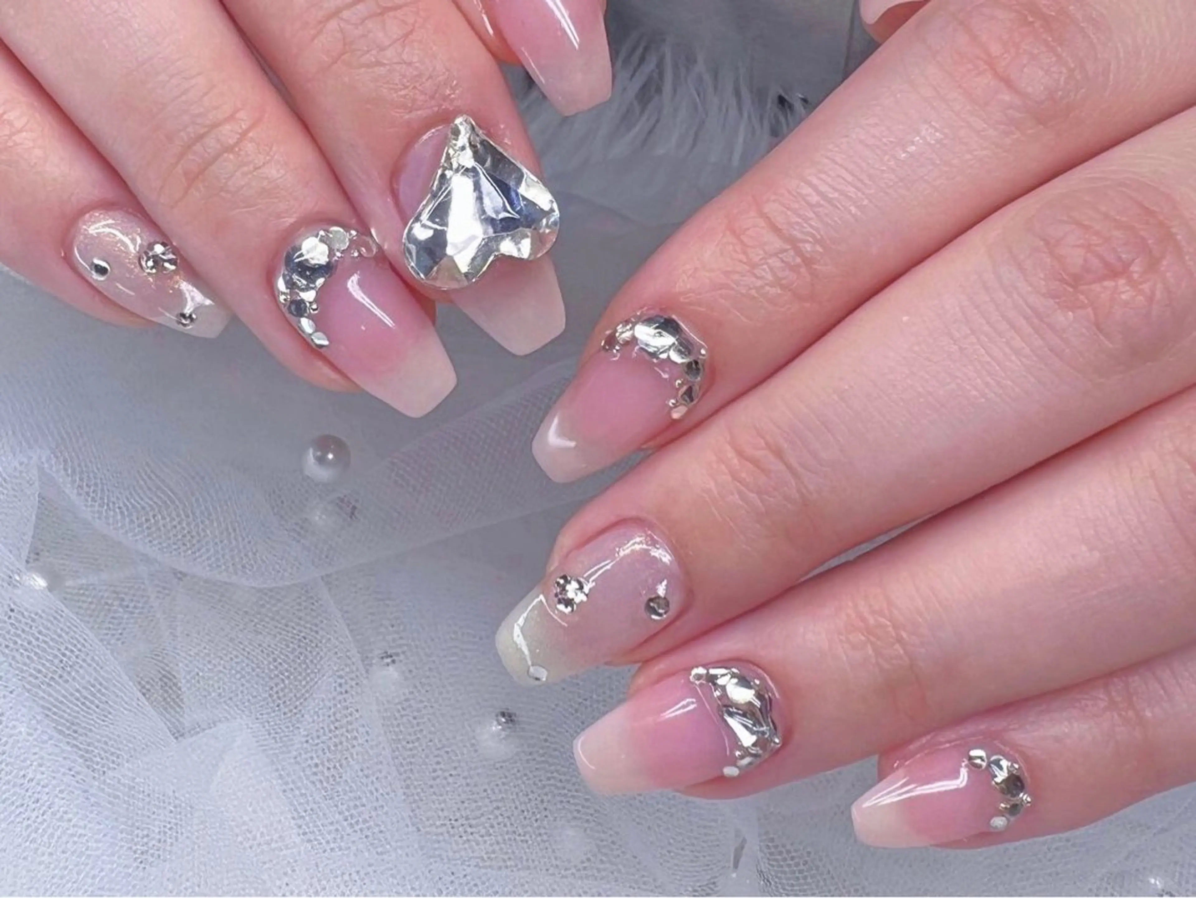 ネイル 韓国ネイル ロングネイル 春ネイル ワンホンネイル 冬ネイル H'ami nail salon所属・ハミネイルサロン ハナのネイルデザイン