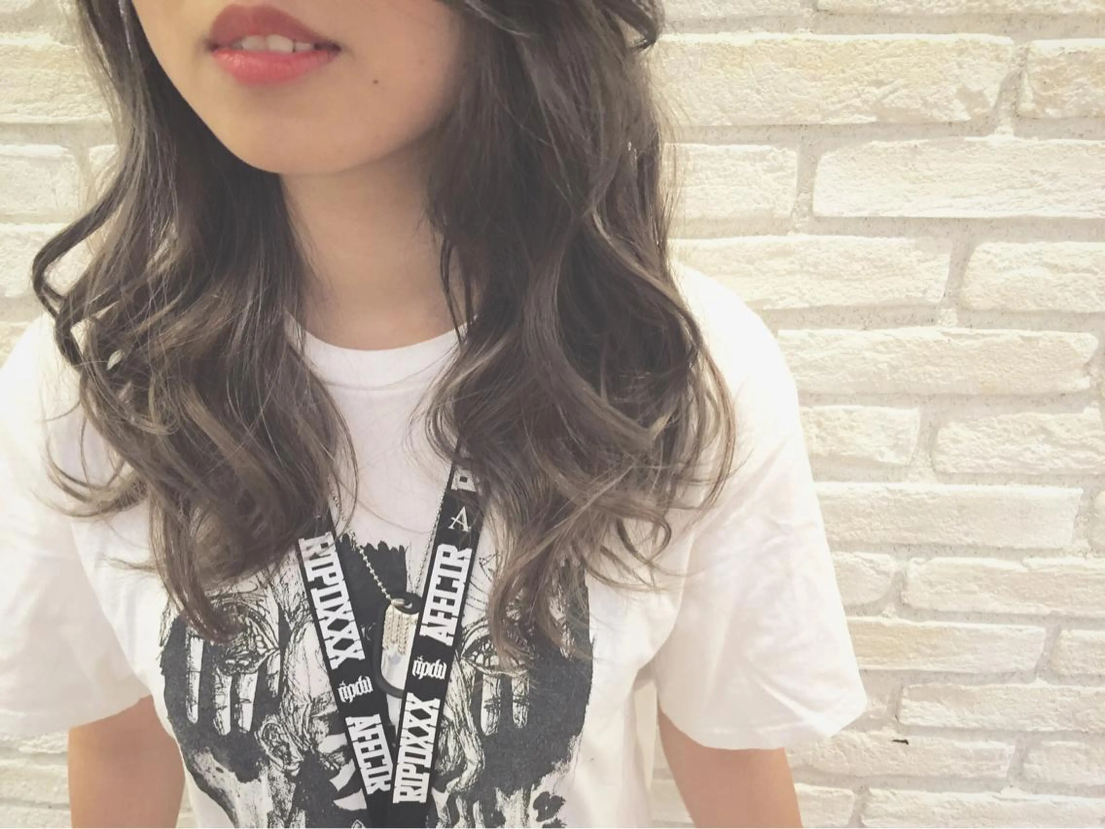 ミディアム カラー ブリーチ ハイライトカラー ハイライト lafith hair dope所属・[外国人風カラー] 店長 田中健太のヘアスタイル