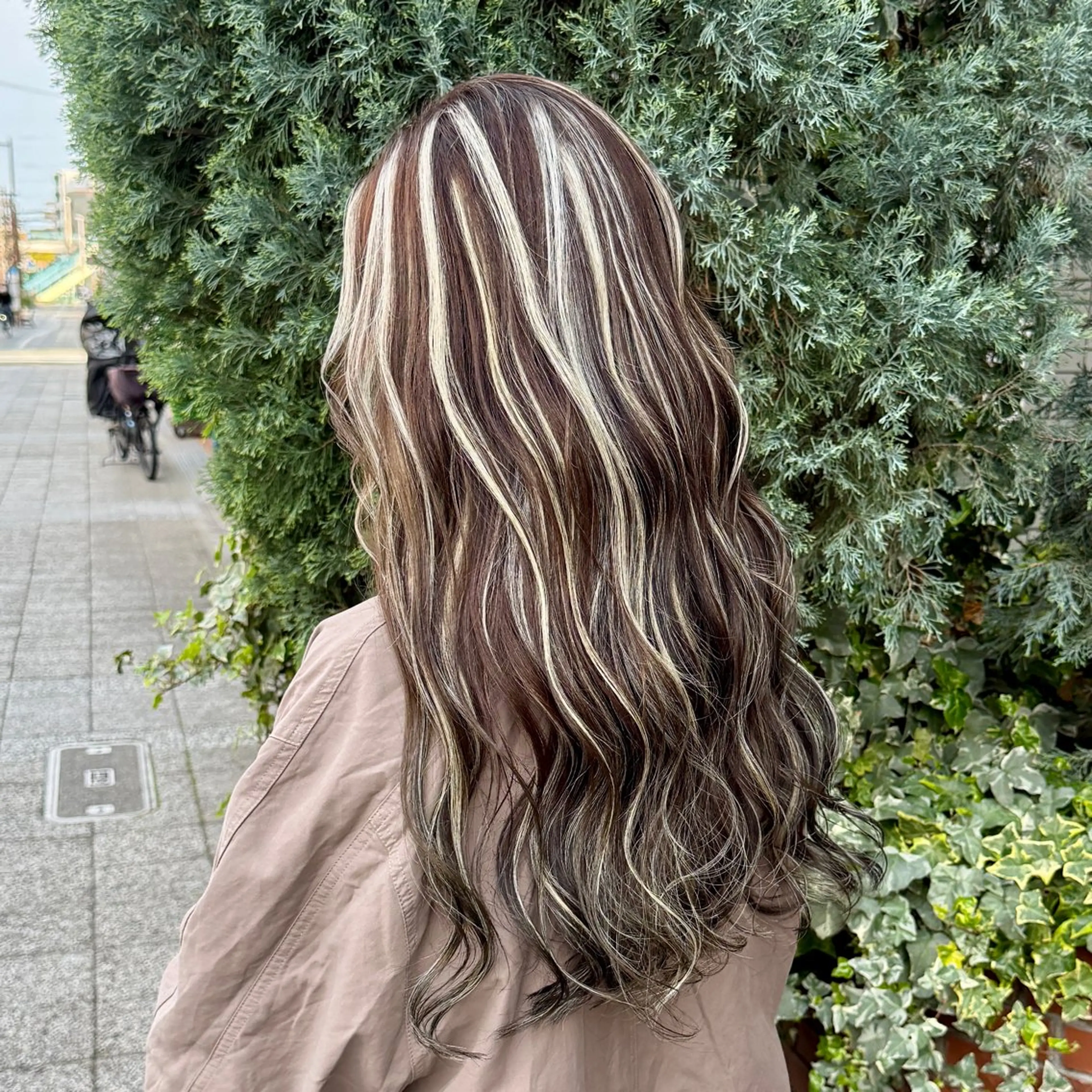 ロング カラー ハイライトカラー 3Dハイライト ハイライト Cure2所属・🌈白いハイライト 🌈 🐶ノザワ🐶のヘアスタイル