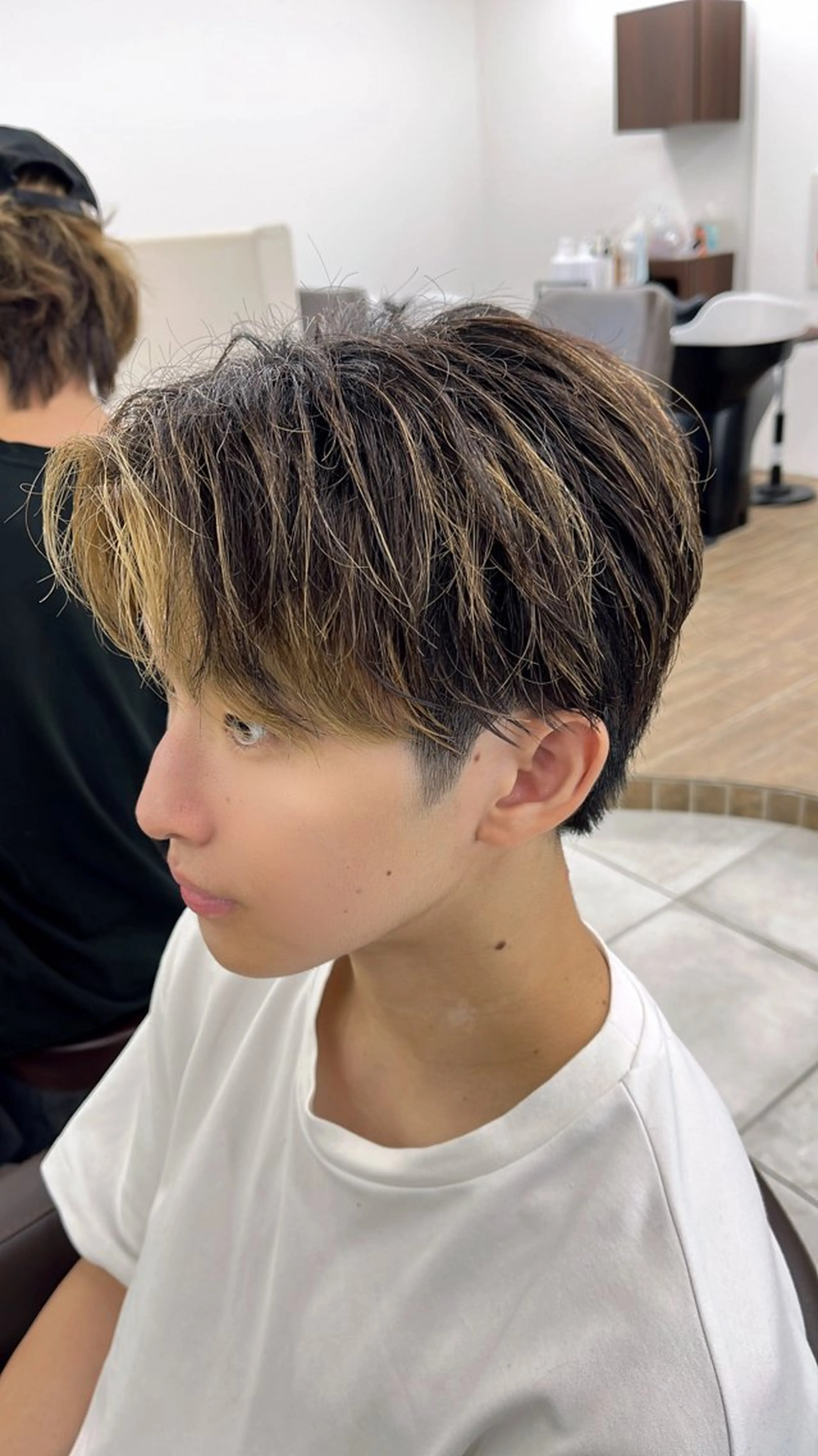 ショート カラー メンズ 🏆メンズヘア特化 🥇代表りんぺーのヘアスタイル