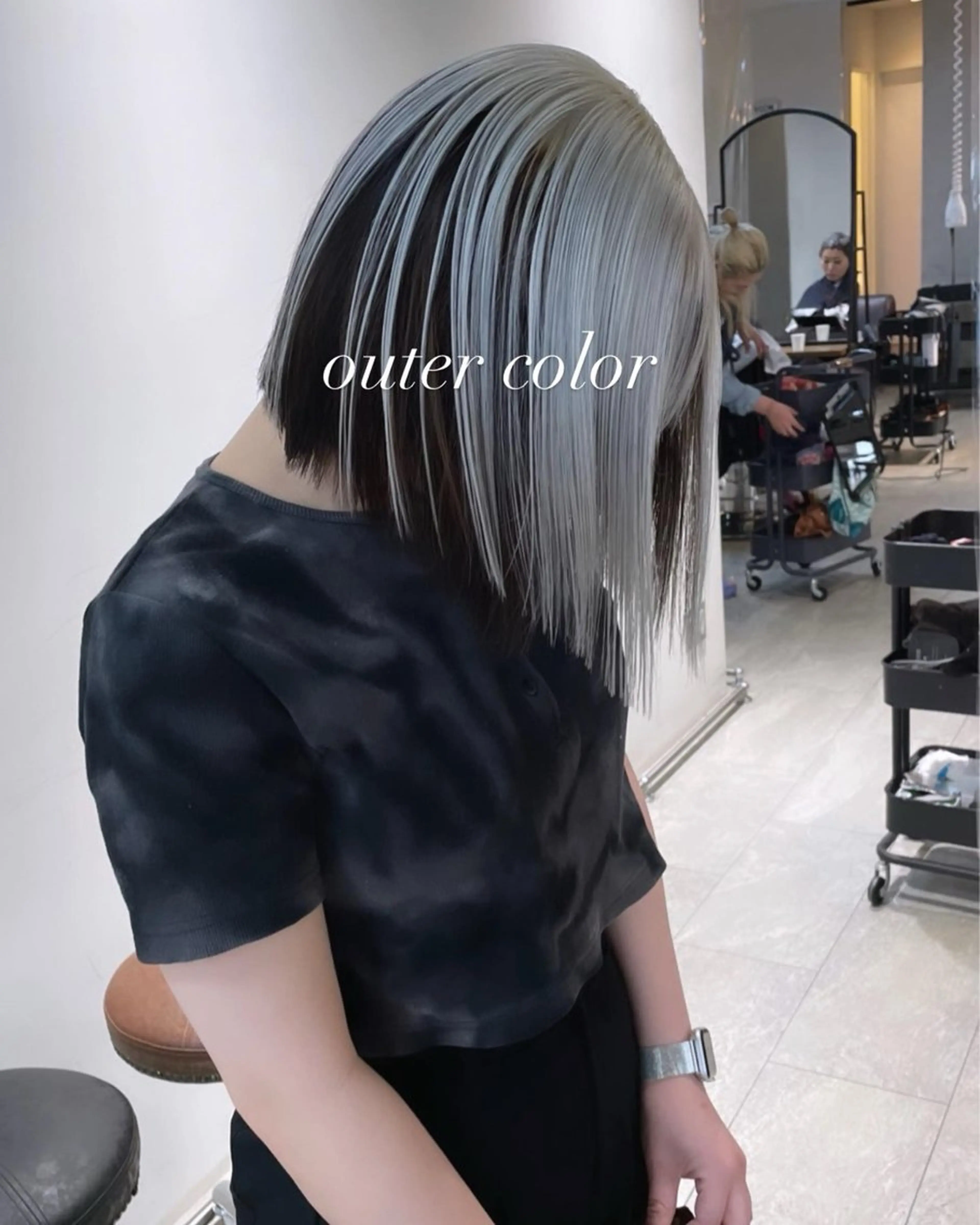 ショート カラー カット ヘアカラー トリートメント ヘアセット 💜ハイトーン💛 マジカルかいちゃんのヘアスタイル