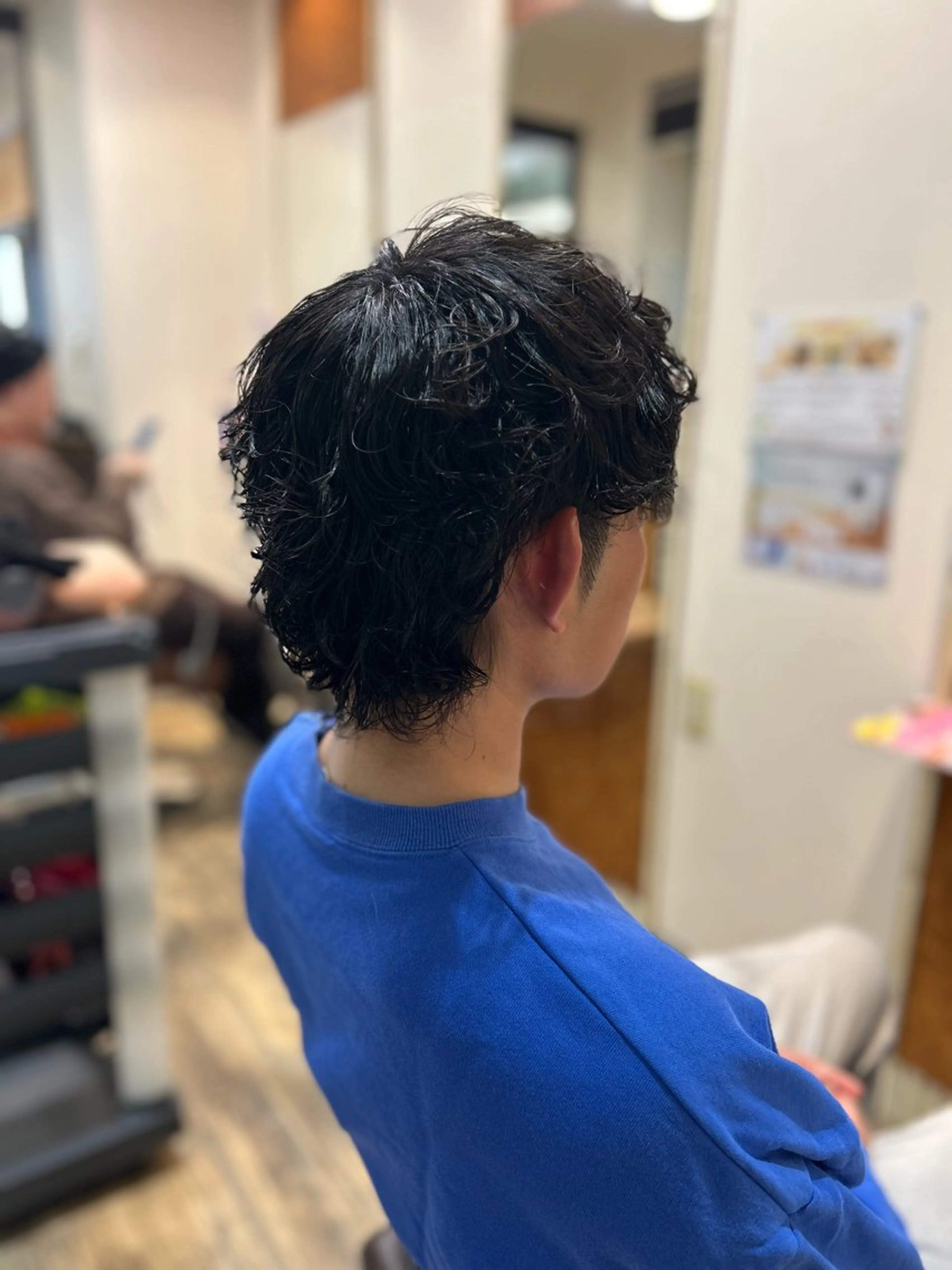 パーマ メンズ メンズパーマ 波巻きパーマ 美容室DOLL大和高田店所属・中野 聖人のヘアスタイル