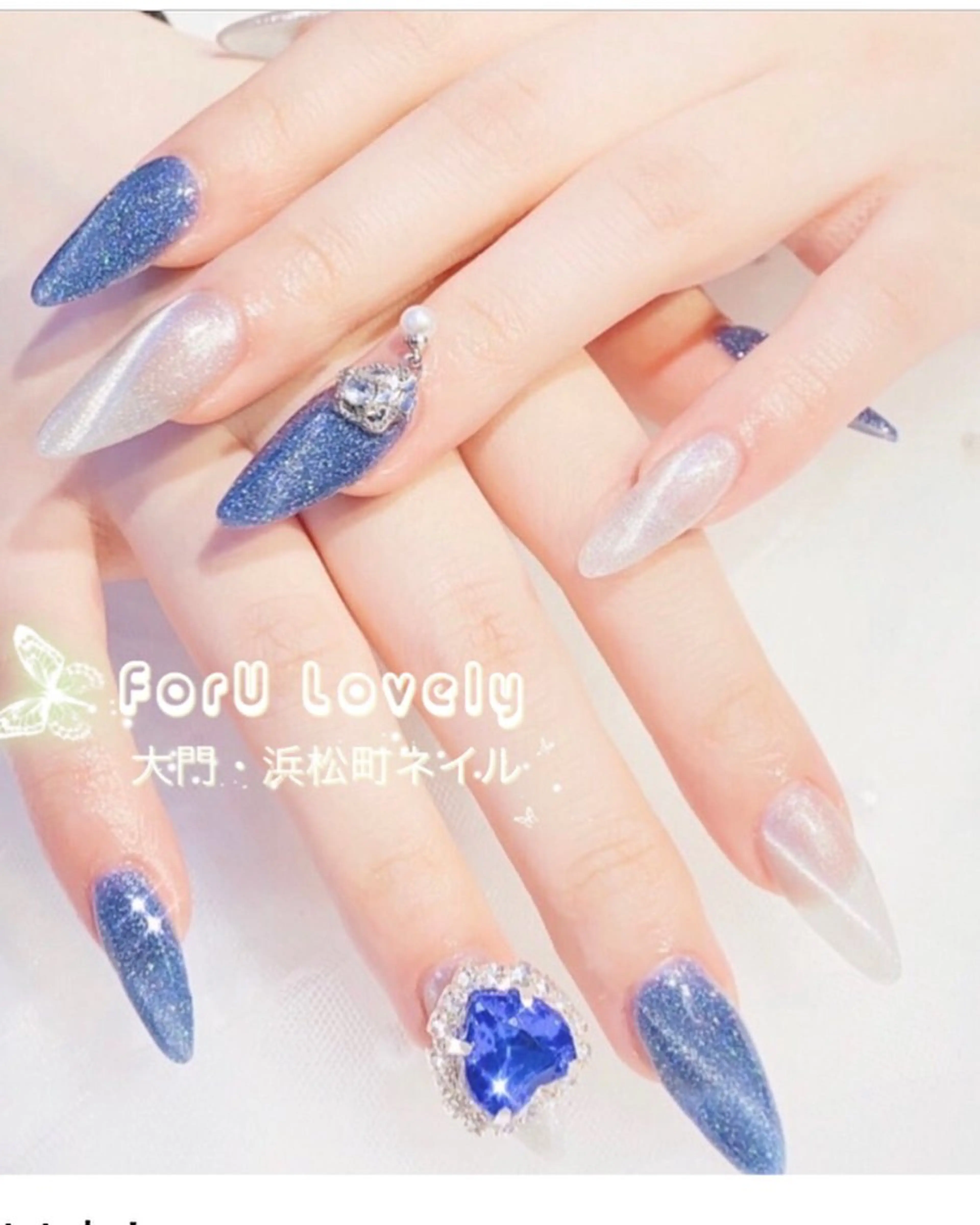 ネイル 桜ネイル フットネイル フレンチネイル ジェルネイル ラメ(グリッター) フットネイル 大門浜松町 ネイルのネイルデザイン