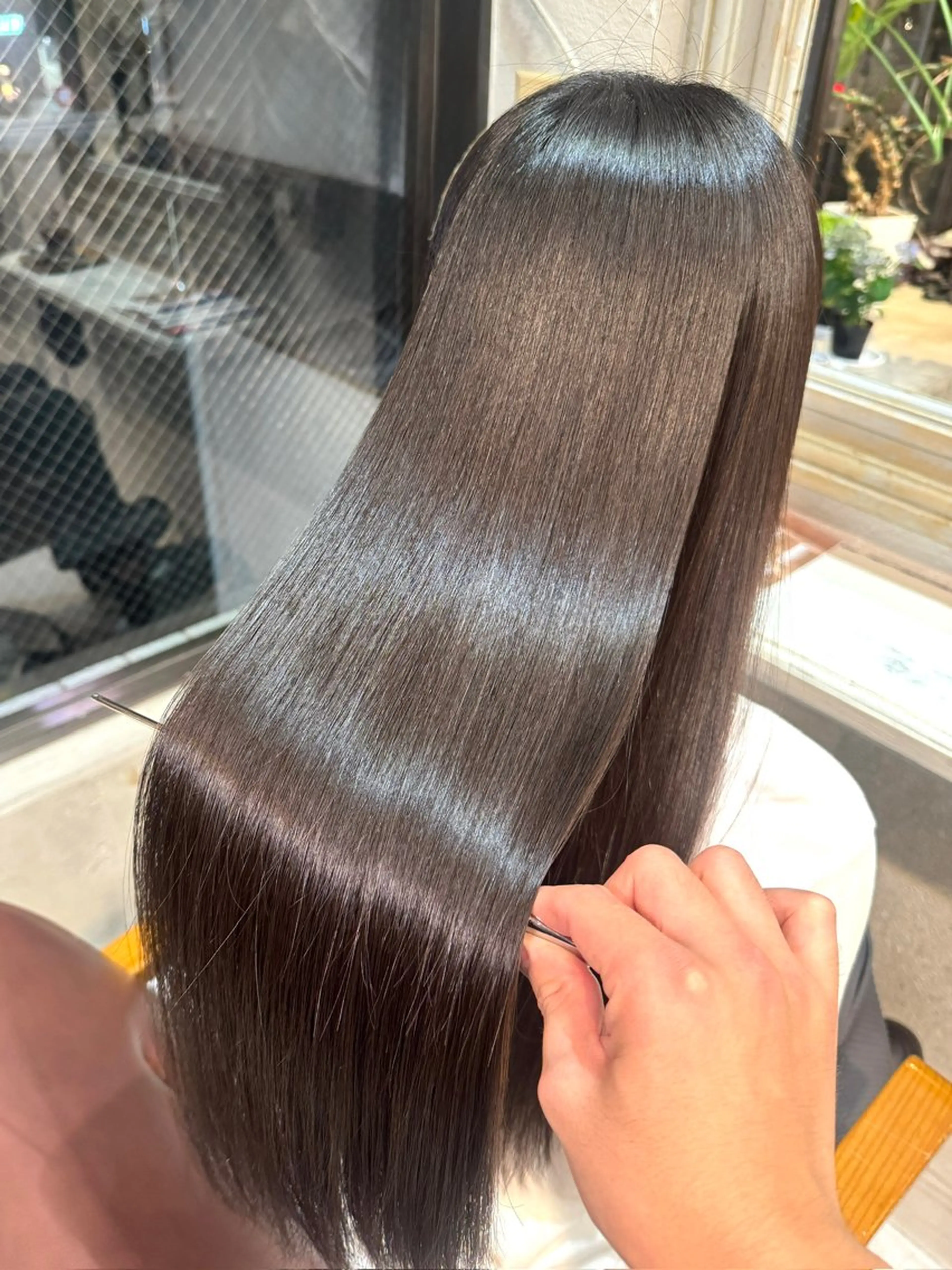 ロング 縮毛矯正 トリートメント F Beauty表参道所属・髪質改善/縮毛矯正/ 酸性ストレート/ガブのヘアスタイル